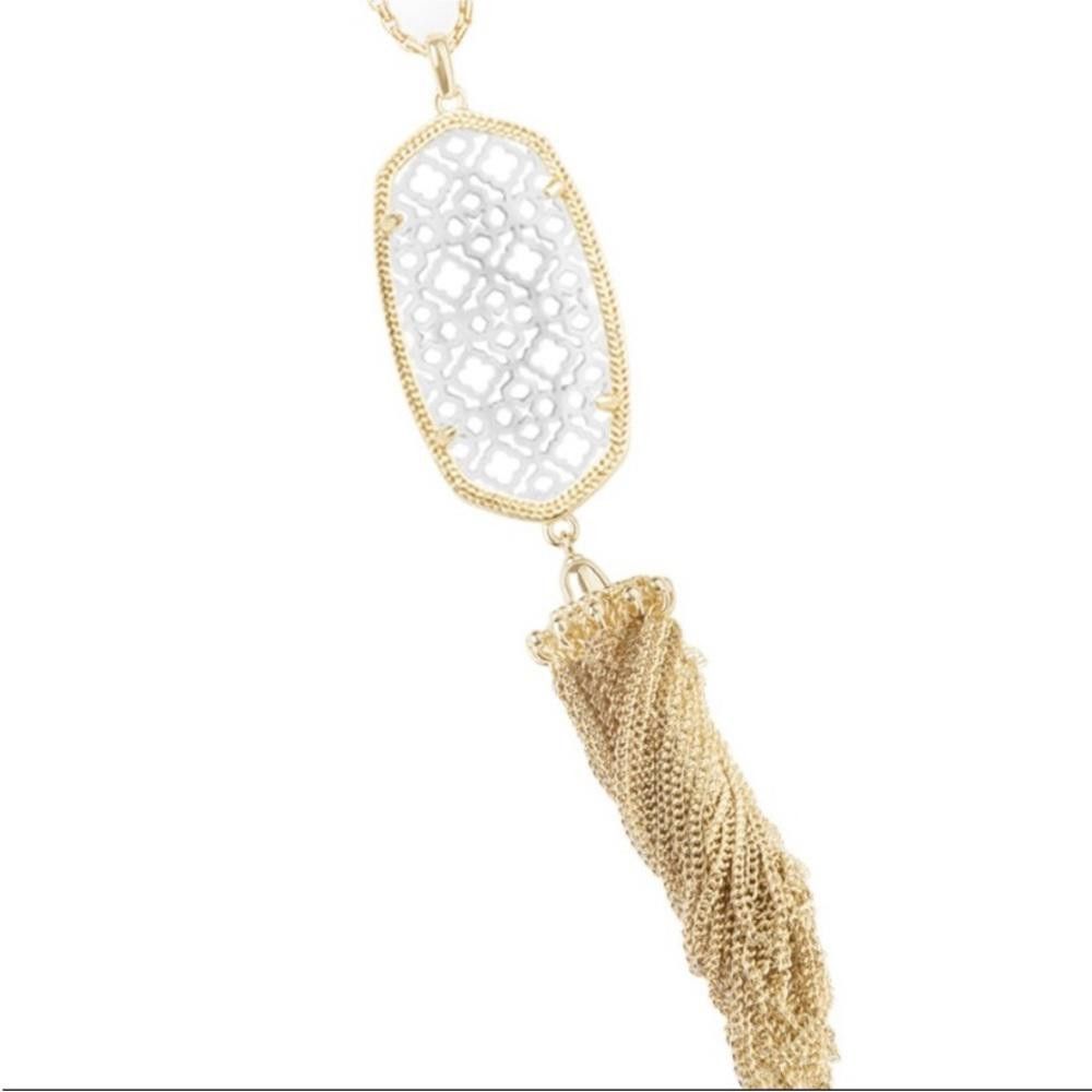 Kendra Scott Kendra Scott Rayne Gold Silver Two Tone Filigree Necklace Size ONE SIZE - 1 Thumbnail