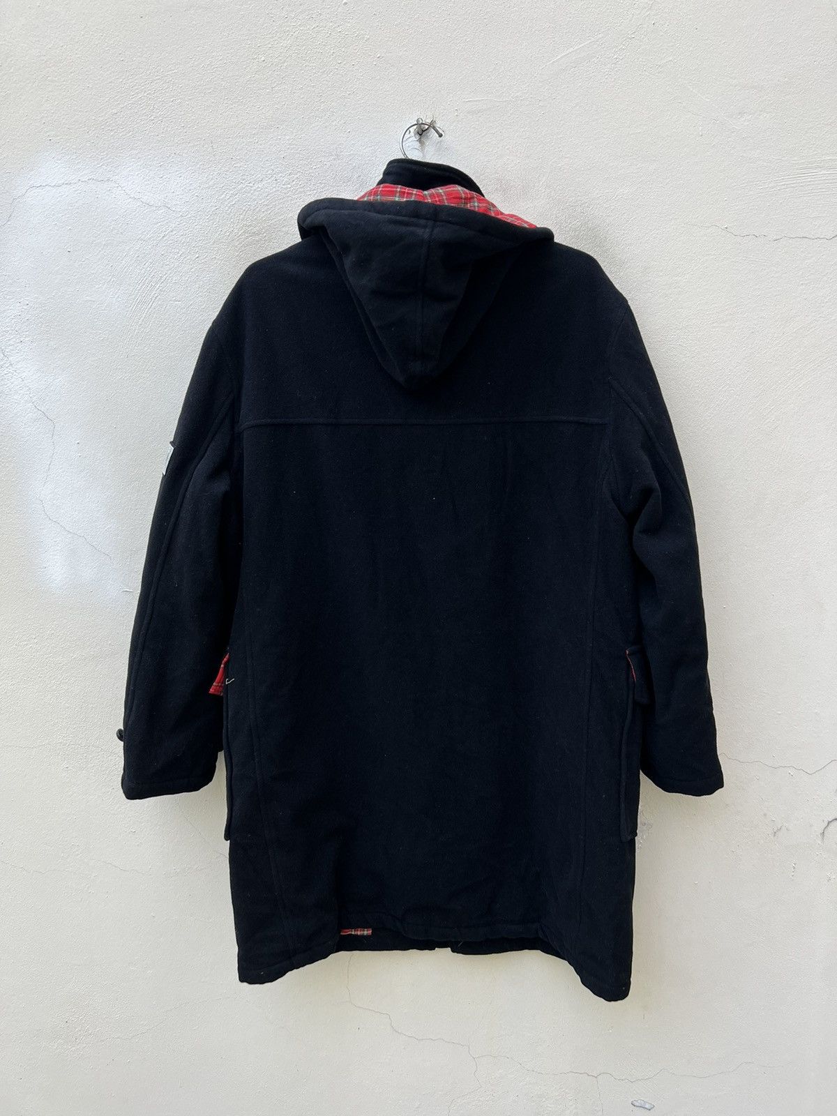 Japanese Brand VTG 90s NISMO International Racing Black Wool Duffel Jacket Size US L / EU 52-54 / 3 - 7 Thumbnail
