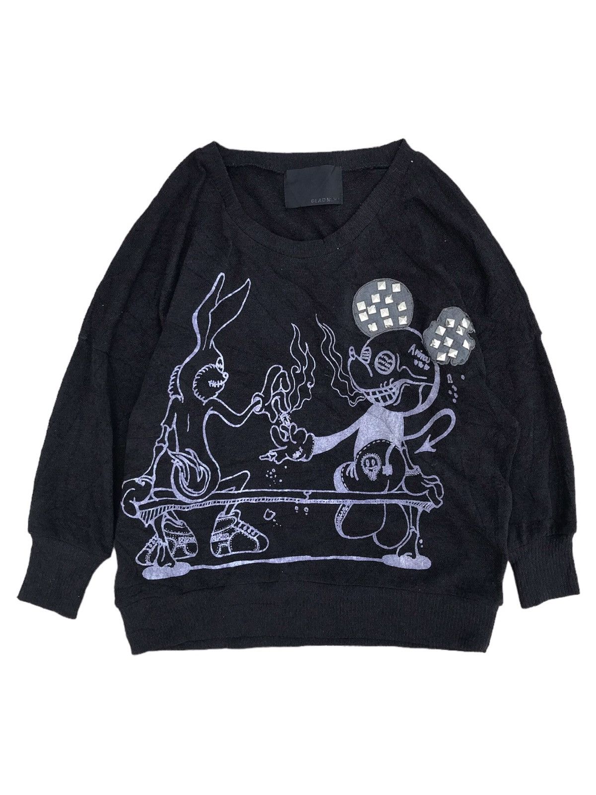 Hysteric Glamour × Japanese Brand 2000s Glad News Knit Size ONE SIZE - 1 Thumbnail