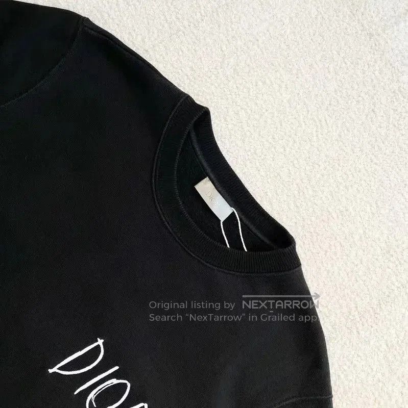 Dior Dior Women's Black Cotton Pullover Sweatshirt . Size S / US 4 / IT 40 - 3 Thumbnail