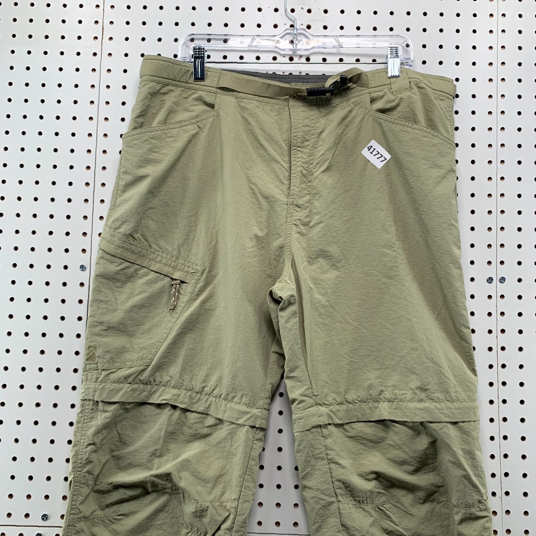 Vintage VINTAGE Alpine Design Cargo Pants Men 38x32 Convertible Straight Leg Nylon Green Casual Skate Y2K Size US 38 / EU 54 - 4 Thumbnail
