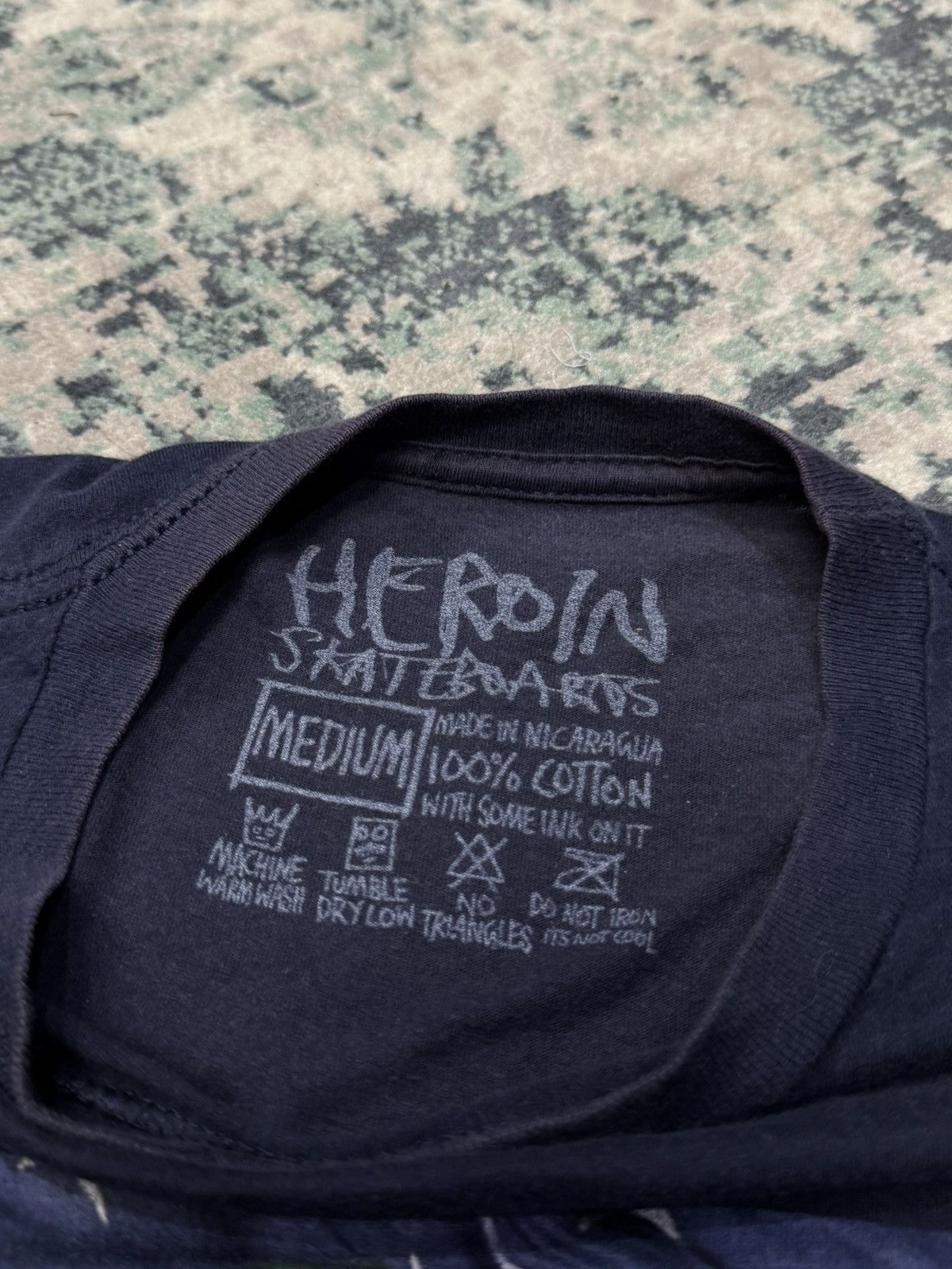 Vintage VTG HEROIN SKATEBOARDS X TONY KARR SKATEBOARD SHIRT Size US M / EU 48-50 / 2 - 6 Thumbnail