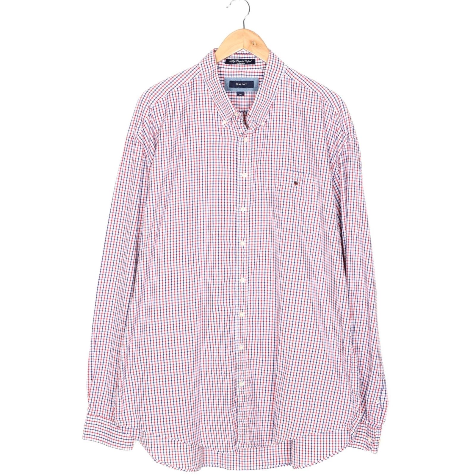 Gant GANT Lobby Pinpoint Oxford Shirt Men Size 3XL Regular Fit Long Sleeve VR2810 Size US XXL / EU 58 / 5 - 2 Thumbnail