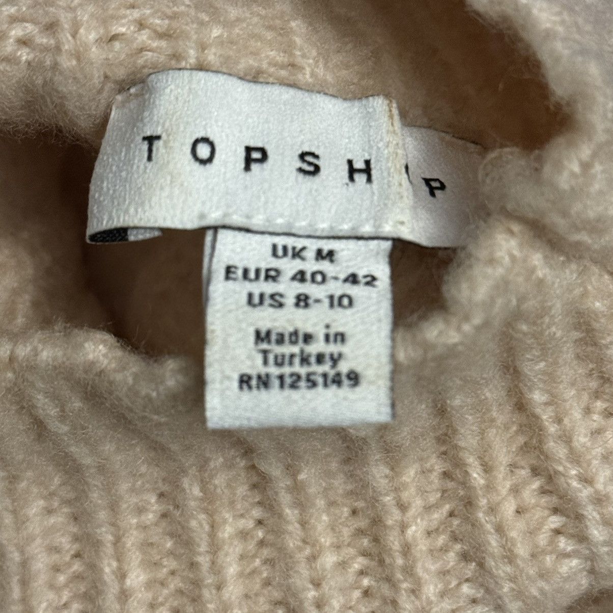 Topshop TopShop beige and tan slouchy striped sweater Size M / US 6-8 / IT 42-44 - 7 Thumbnail
