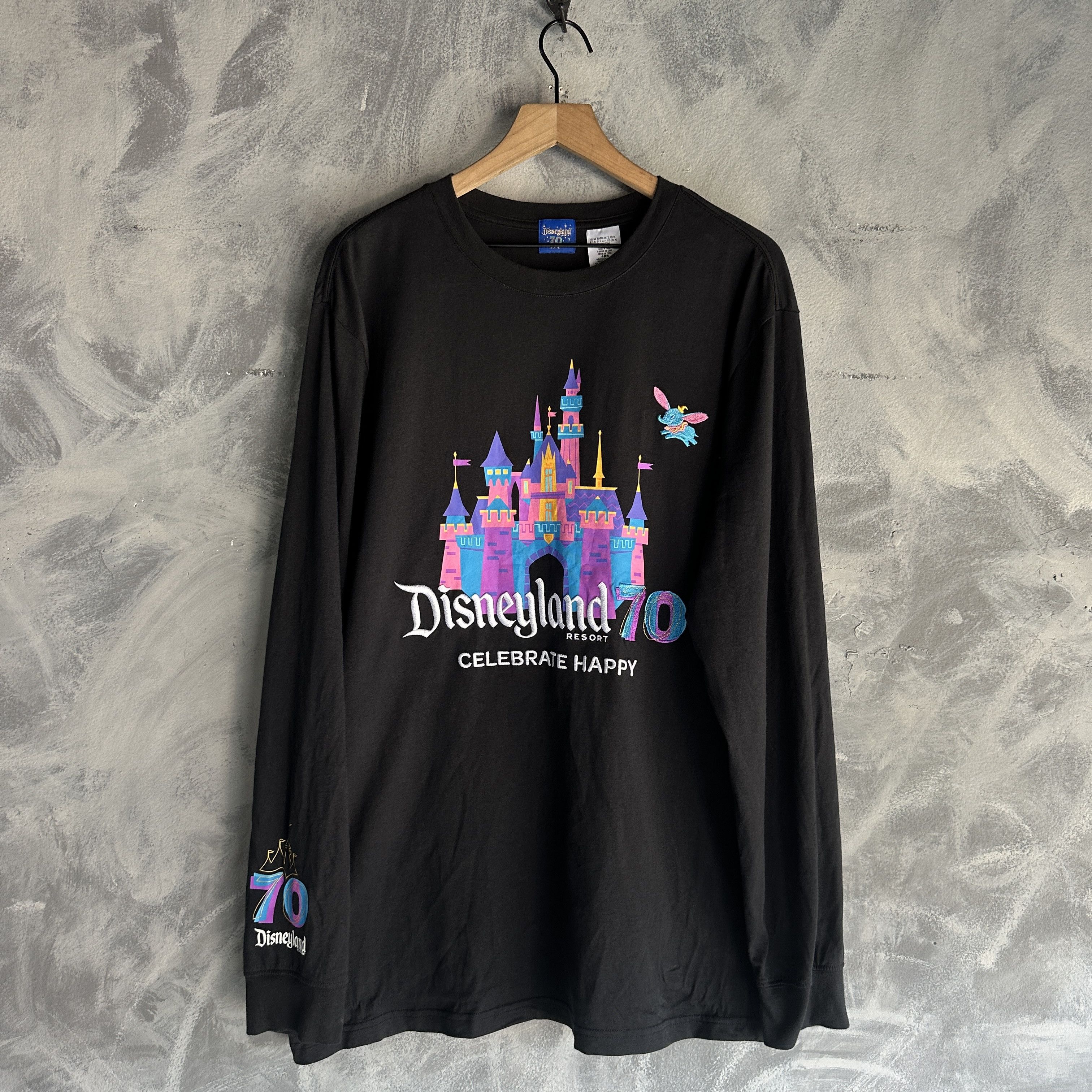 Disney Disneyland 70th Anniversary Celebrate Happy T Shirt Mens Size US XL / EU 56 / 4 - 1 Thumbnail