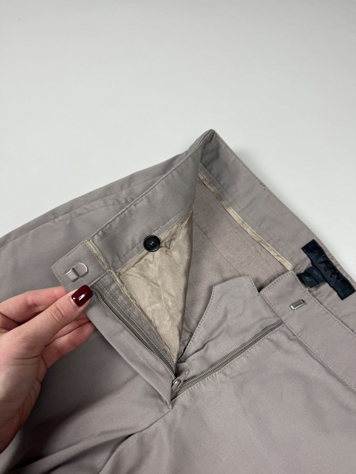 Burberry × Burberry Prorsum Burberry Prorsum Ladies Cotton / Nylon Chino Pants Trousers Size 28" / US 6 / IT 42 - 10 Thumbnail
