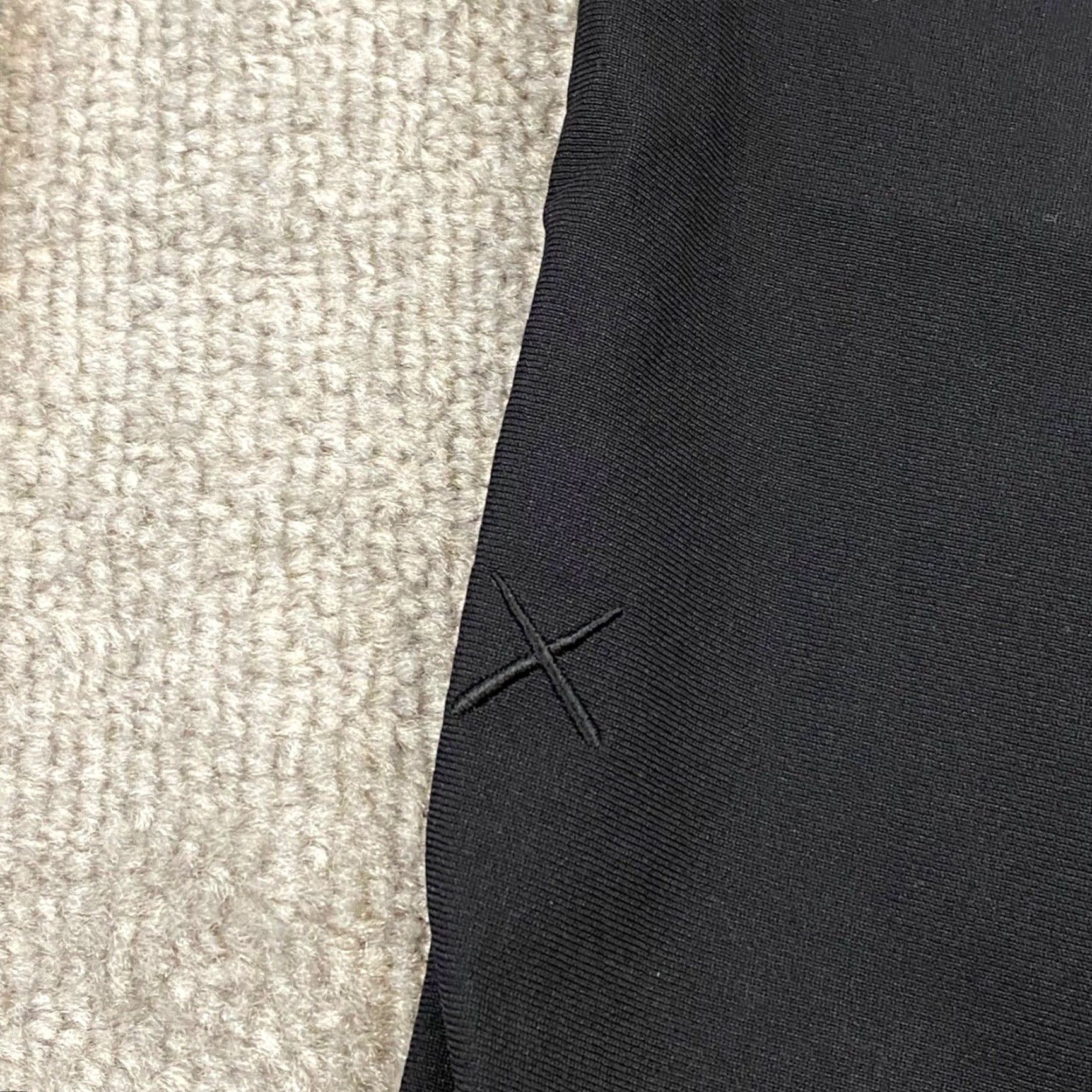 UES Clothing Cuts Clothing AO Pants Mens Large Slim Fit Black 32x27.5 Jogger Slim Tapered 5-Pocket Zipper Logo Embroidered L1085 Size US 33 - 3 Thumbnail