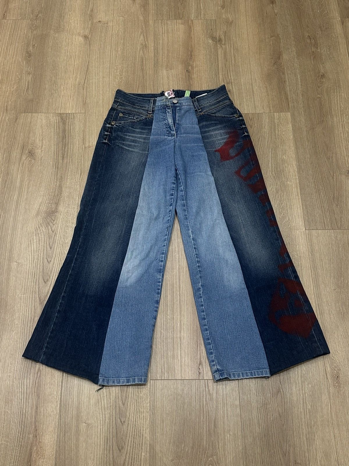 Other 2 Tone 1of1 VIKTRA Runway Flared Jeans Size US 30 / EU 46 - 1 Thumbnail