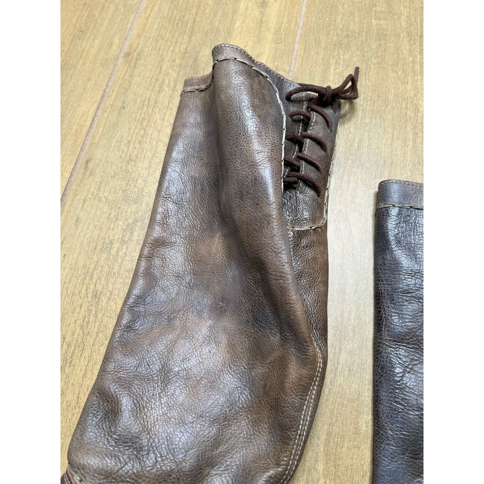 Bed Stu BED STU Brown Lux Women Sz 8 Manchester Distress Leather Size US 8 / IT 38 - 14 Thumbnail