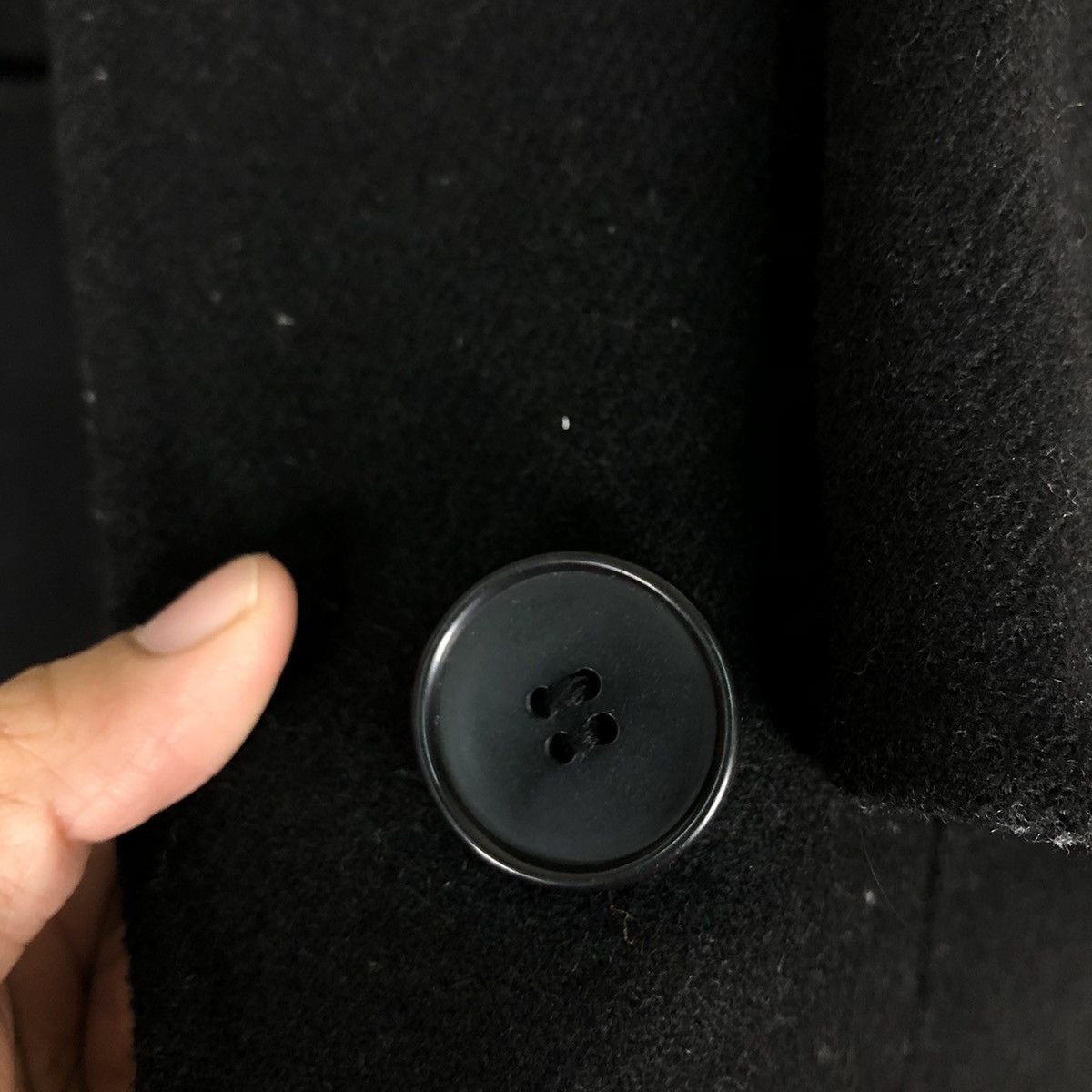 Japanese Brand 🔥Rich Black - Fly Coats Long Jacket Wool Uniqlo Undercover Size US L / EU 52-54 / 3 - 16 Thumbnail