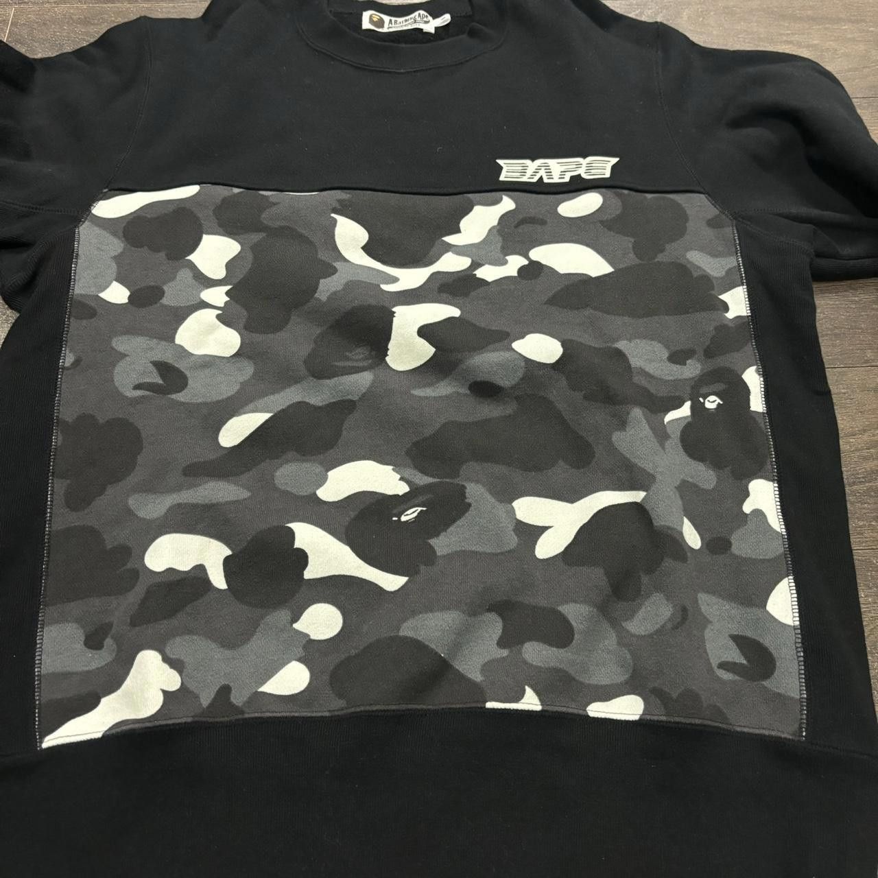 Bape Bape Camo Crewneck Sweatshirt 00s Medium Size US M / EU 48-50 / 2 - 3 Thumbnail