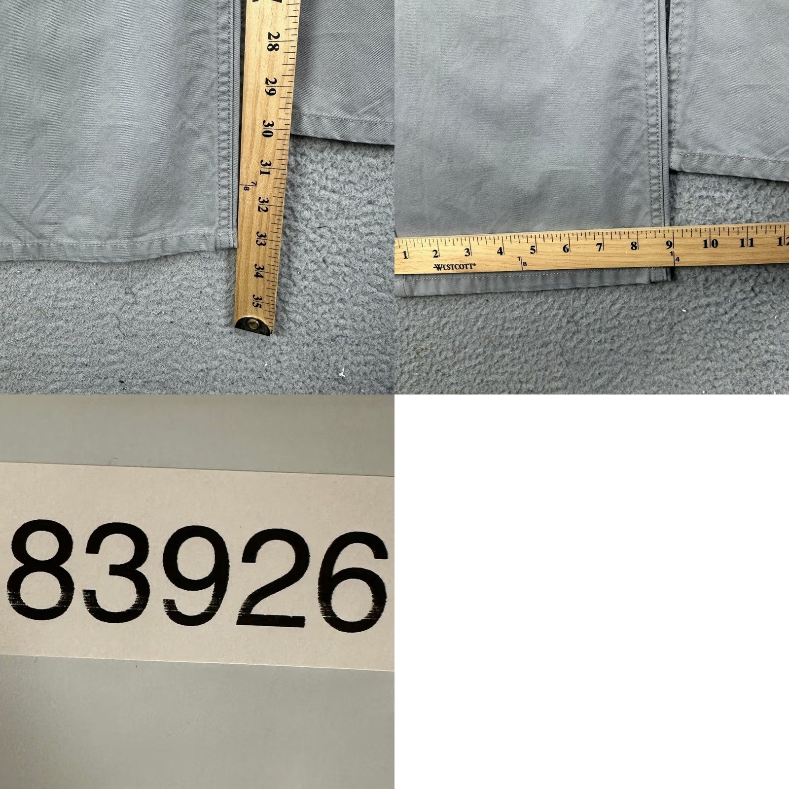 Bonobos Bonobos Chinos Pants Mens 36x32 Gray Straight Fit Pocket Cotton EUC Size US 36 / EU 52 - 8 Thumbnail