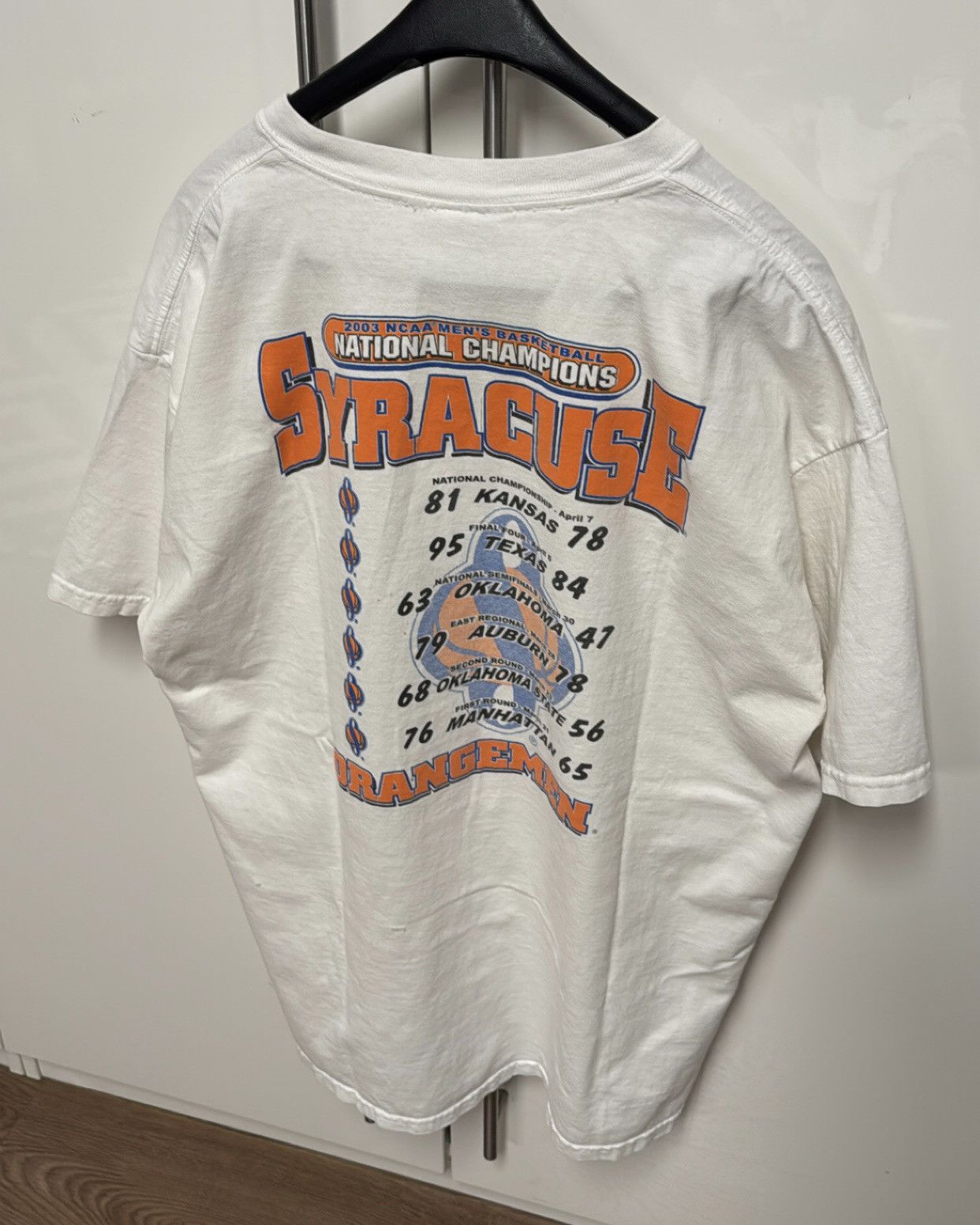 Vintage Vintage Syracuse Orangemen 2003 NCAA Champions Tee Size US XL / EU 56 / 4 - 2 Thumbnail