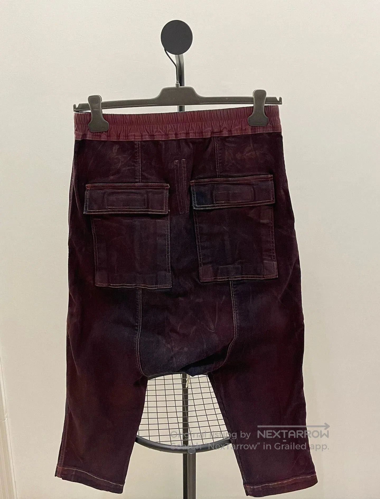 Rick Owens rick owens coated denim pants in grape purple. Size US 27 - 3 Thumbnail