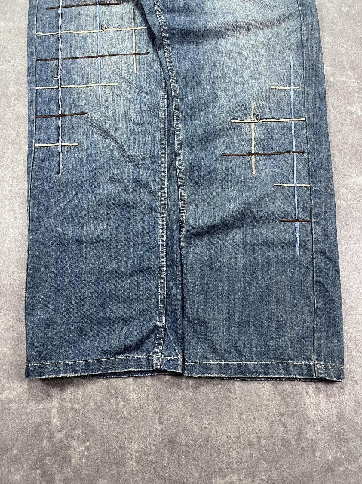 Karl Kani Karl Kani Big Pockets Embroidered Baggy Denim Jeans 32 Size US 32 / EU 48 - 4 Thumbnail