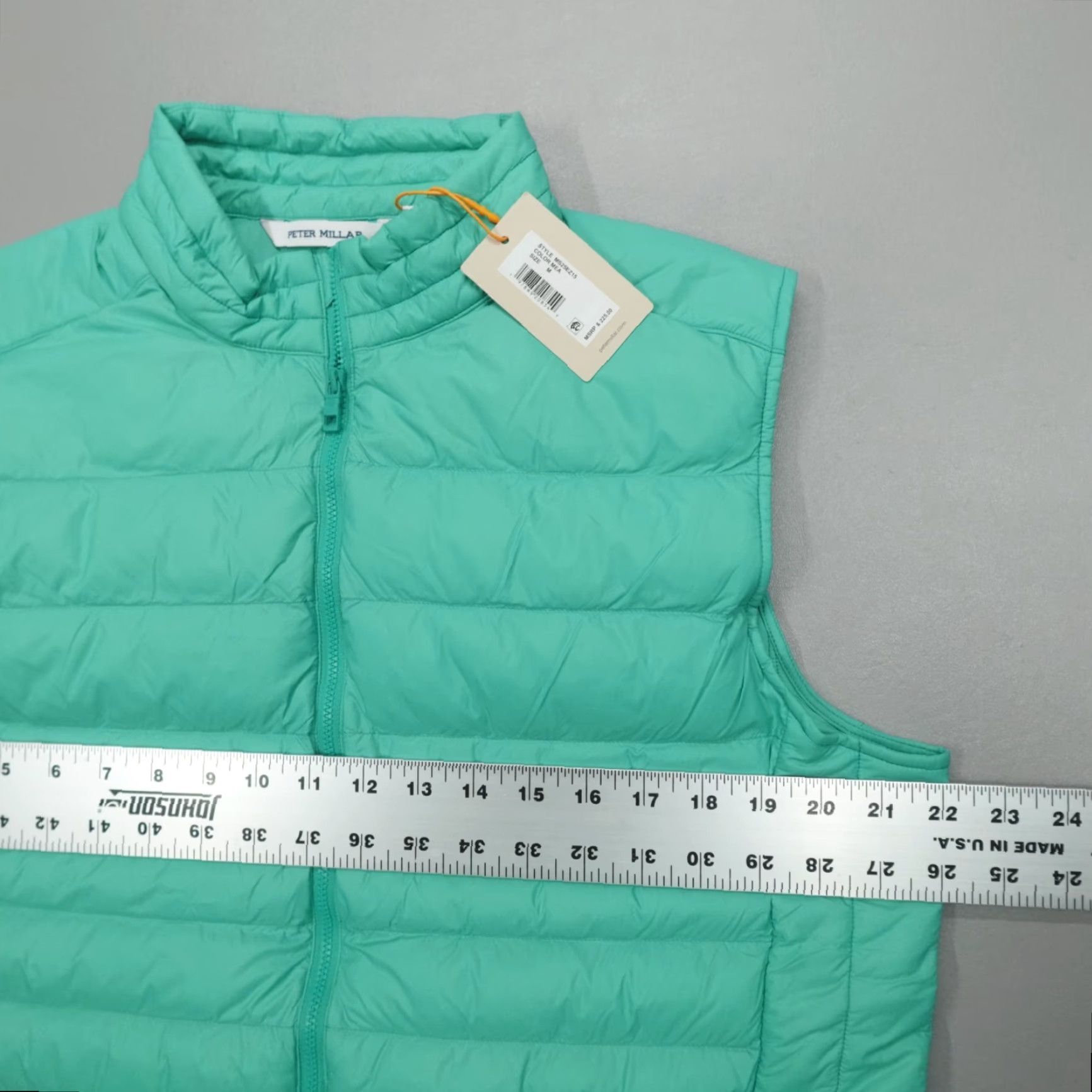 Peter Millar Peter Millar All Course Performance Full Zip Puffer Vest Mens M Meadow Green Jacket/Coat? Size US M / EU 48-50 / 2 - 5 Thumbnail