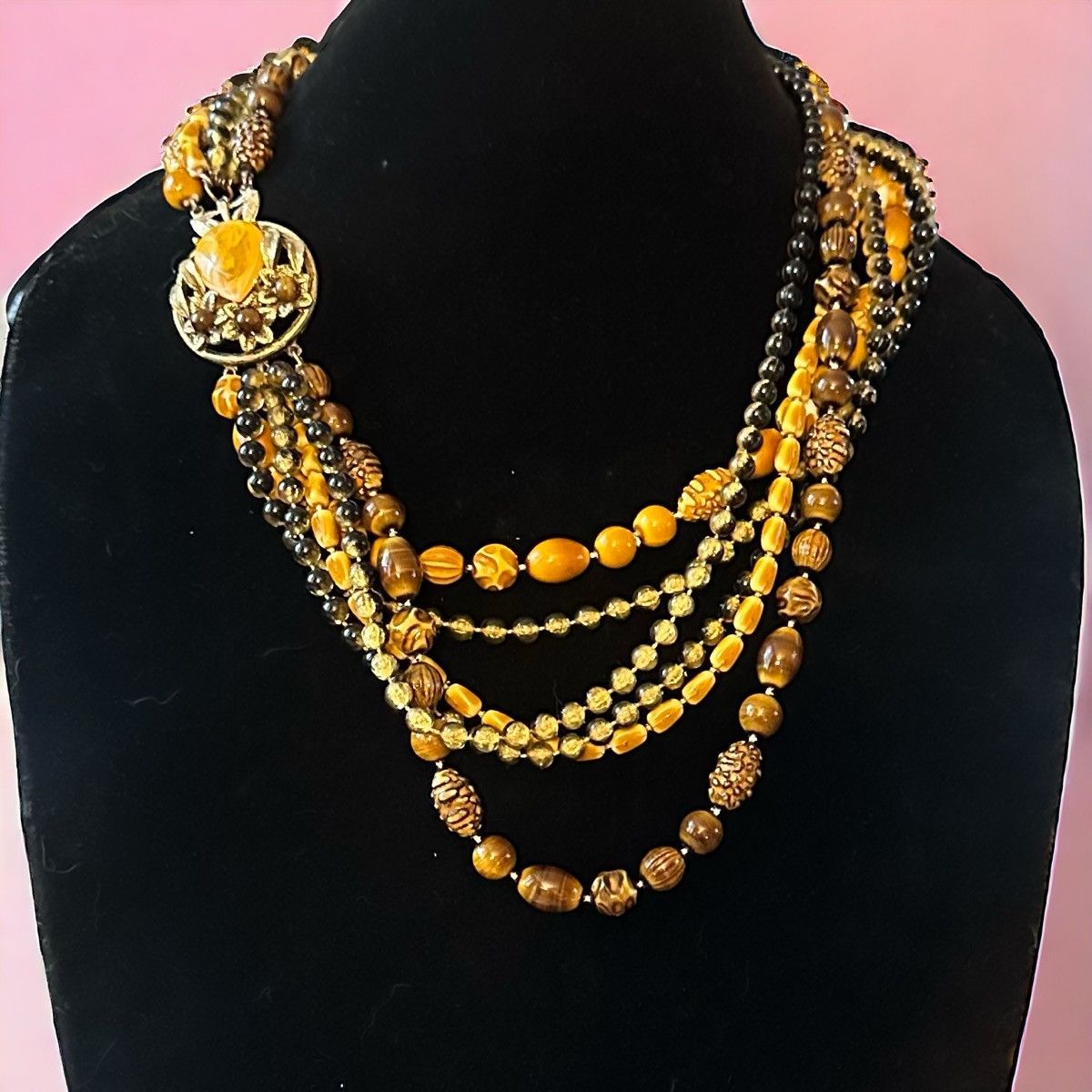 Other × Vintage Vintage Selro & Selini multi strand bead necklace Size ONE SIZE - 1 Thumbnail