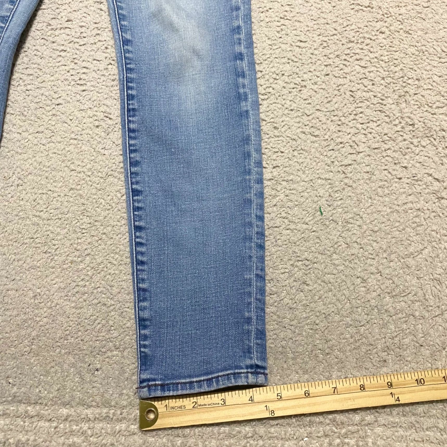 Abercrombie & Fitch Abercrombie & Fitch Womens Jeans Blue Denim Medium Wash 4 Mid Rise Skinny Stretch Regular 5-Pocket Womens Boys Mens Girls? Size 26" / US 2 / IT 38 - 5 Thumbnail