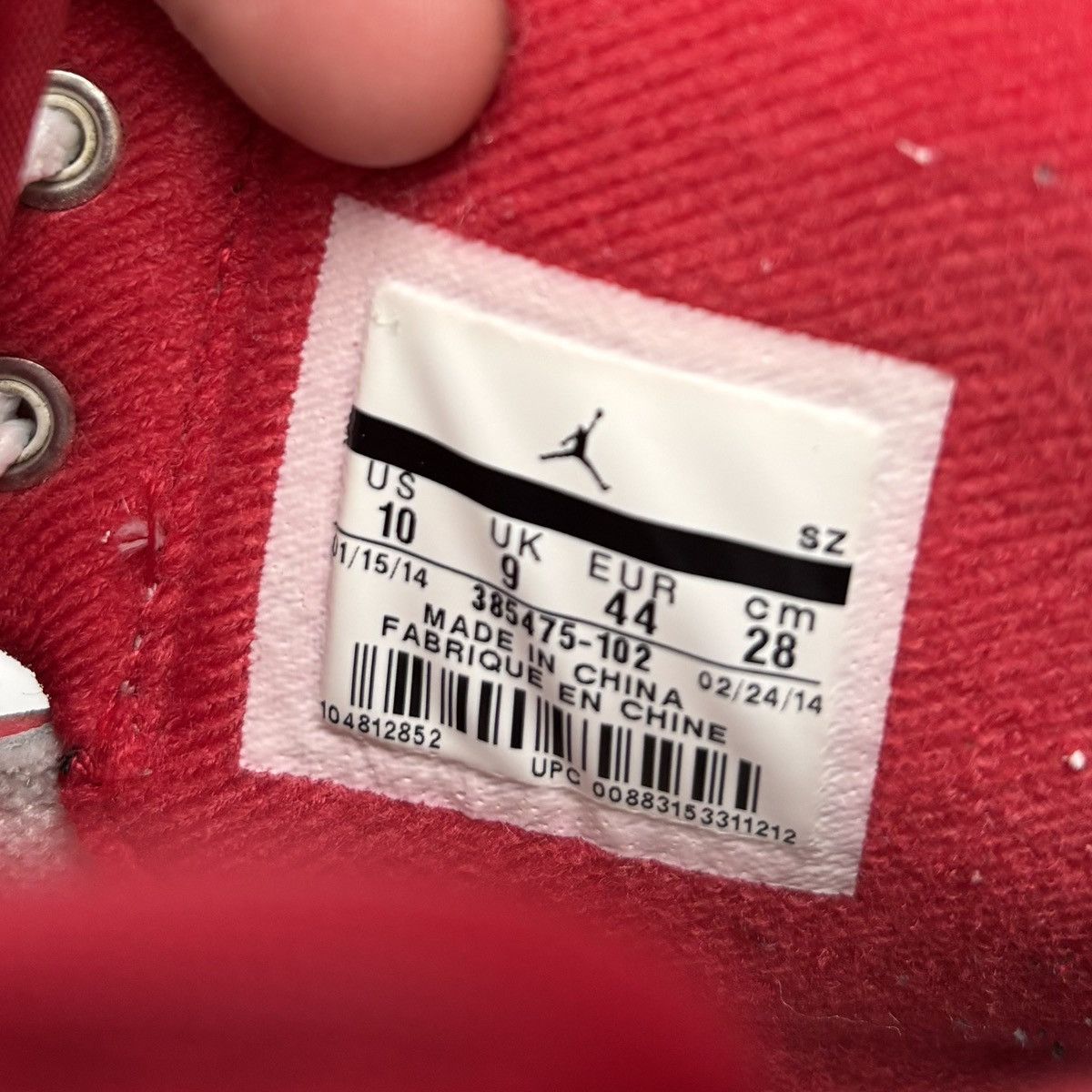 Jordan Brand Air Jordan 2 Retro Chicago White/Red Size 10 Size US 10 / EU 43 - 7 Thumbnail