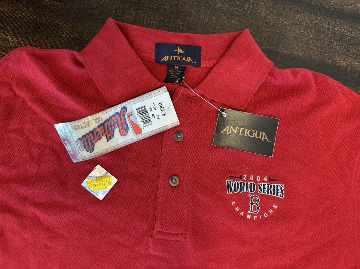 Antigua NWT Boston Red Sox 2004 ALCS Champions Men’s Polo MLB-Medium Size US M / EU 48-50 / 2 - 2 Thumbnail