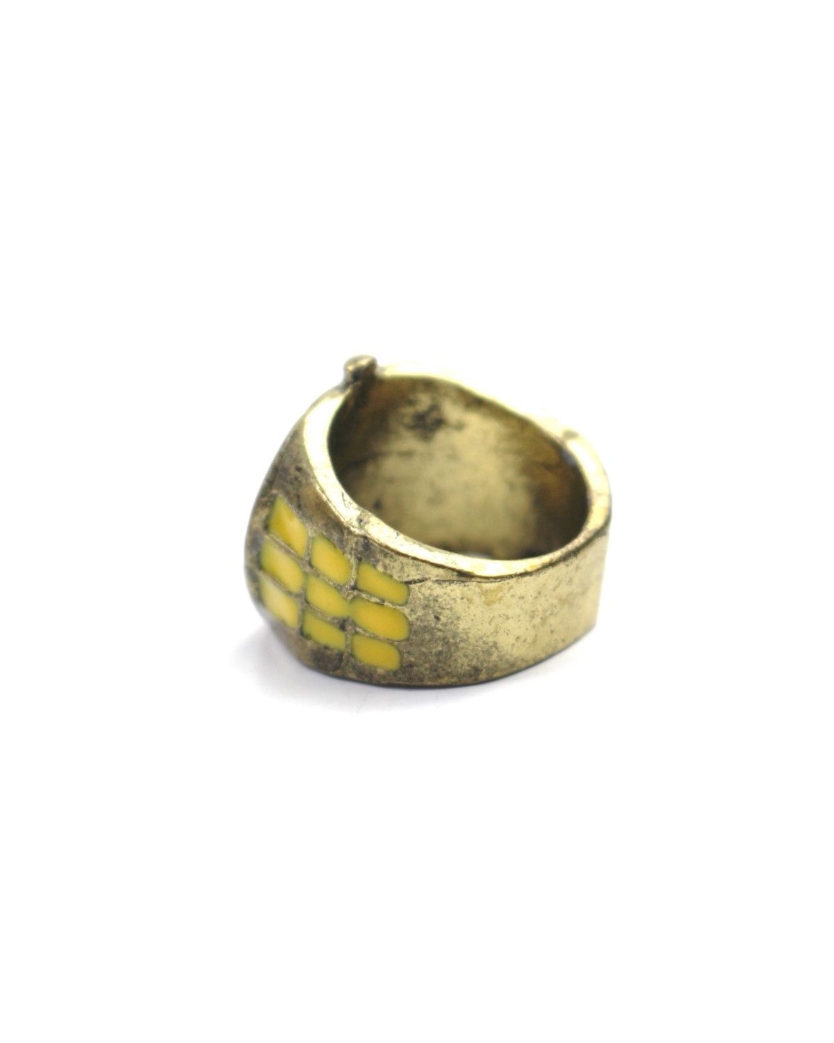 Vintage 2000S JAPANESE MADE YELLOW DIAL WATCH RING Size ONE SIZE - 5 Thumbnail