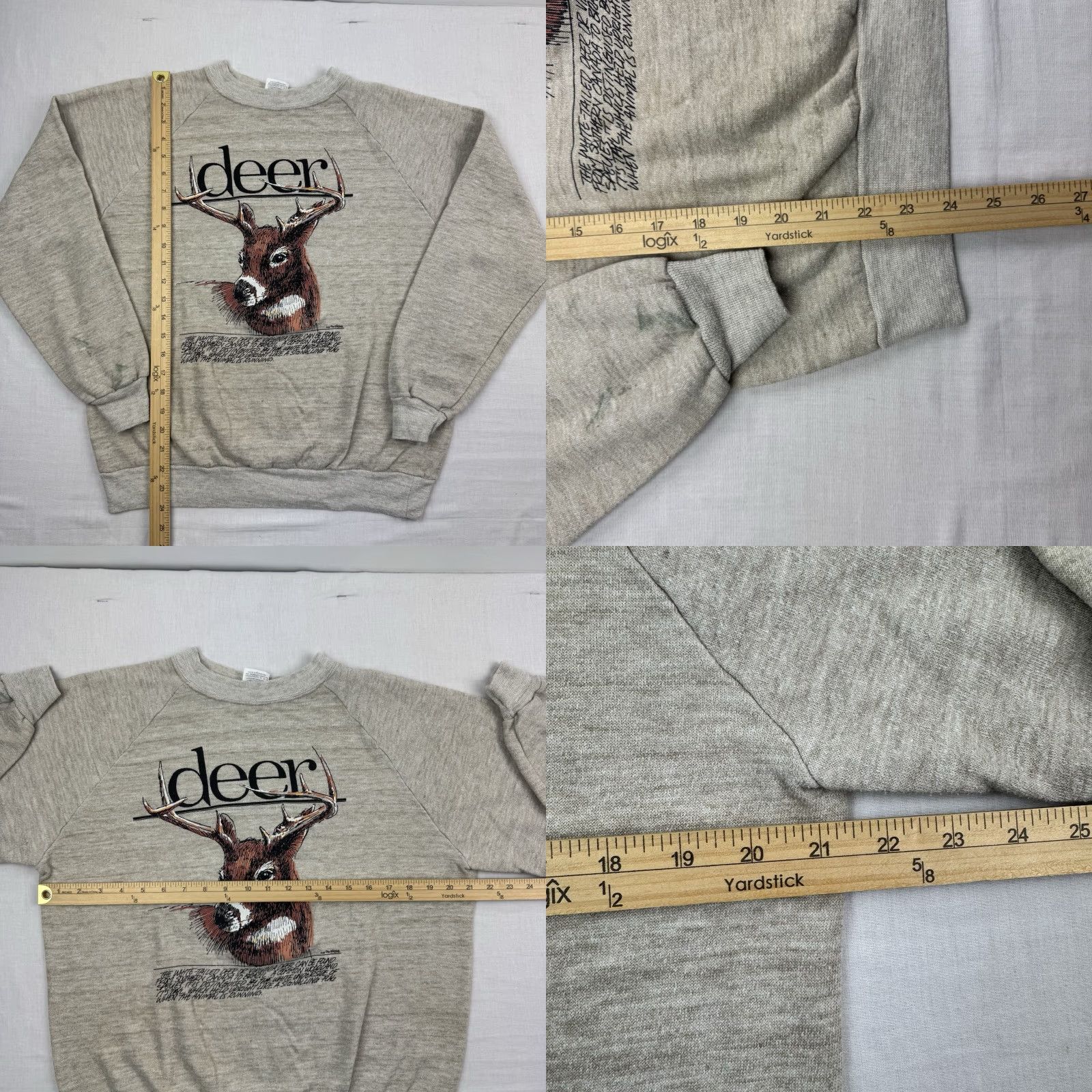 Vintage VINTAGE Sportsman Sweatshirt Shirt Adult L Brown Nature Animals 80s Mens Size US L / EU 52-54 / 3 - 8 Thumbnail