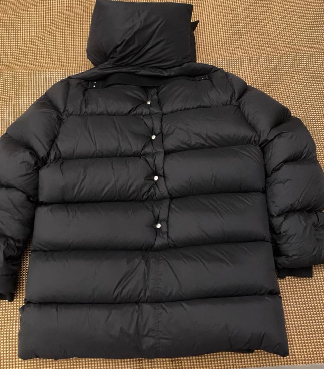 Rick Owens Rick Owens Woven Mountain Down Puffer Jacket Size US M / EU 48-50 / 2 - 2 Thumbnail