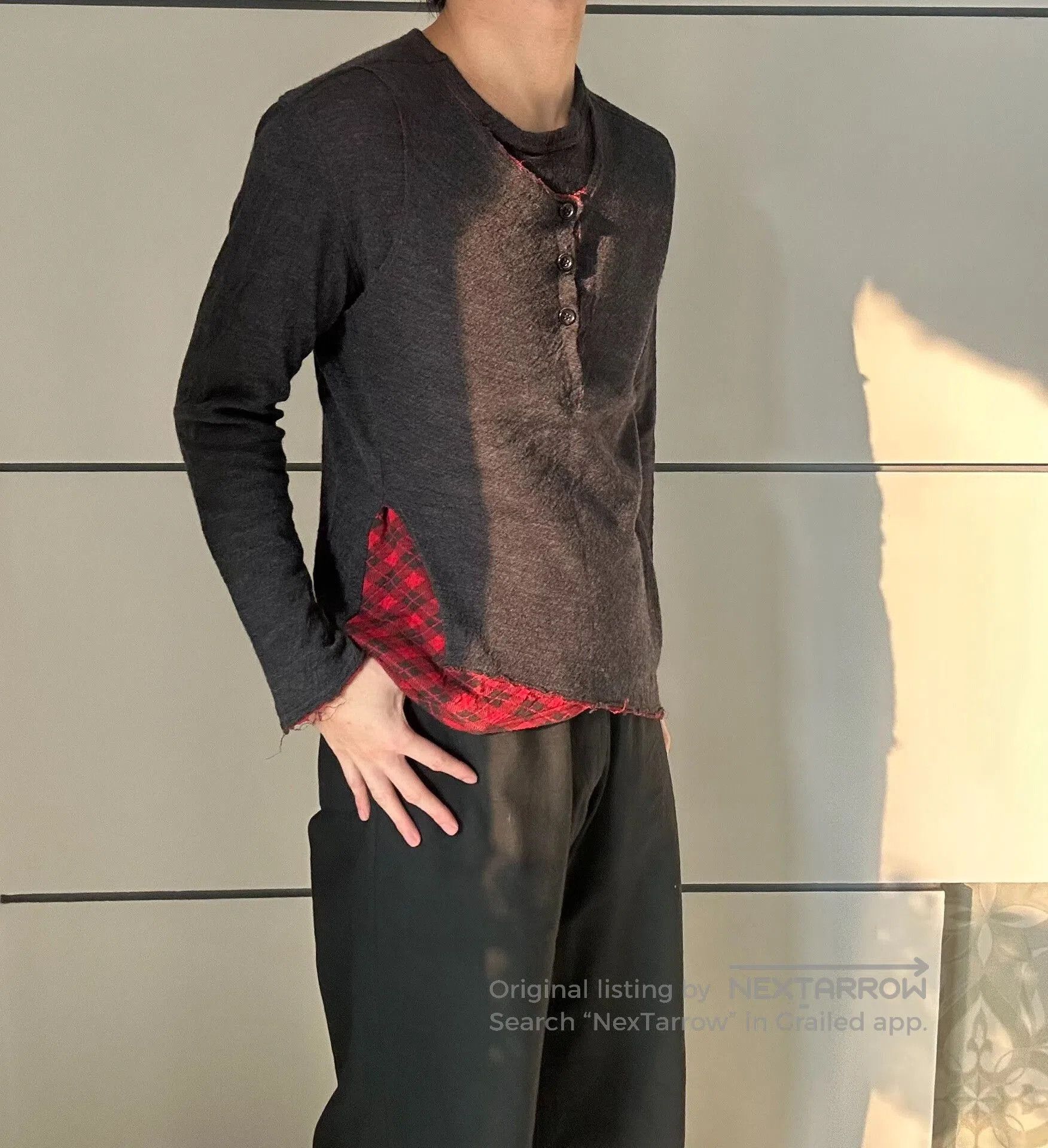 Y's Y's Yohji Yamamoto Layered Sweater. Size US L / EU 52-54 / 3 - 8 Thumbnail