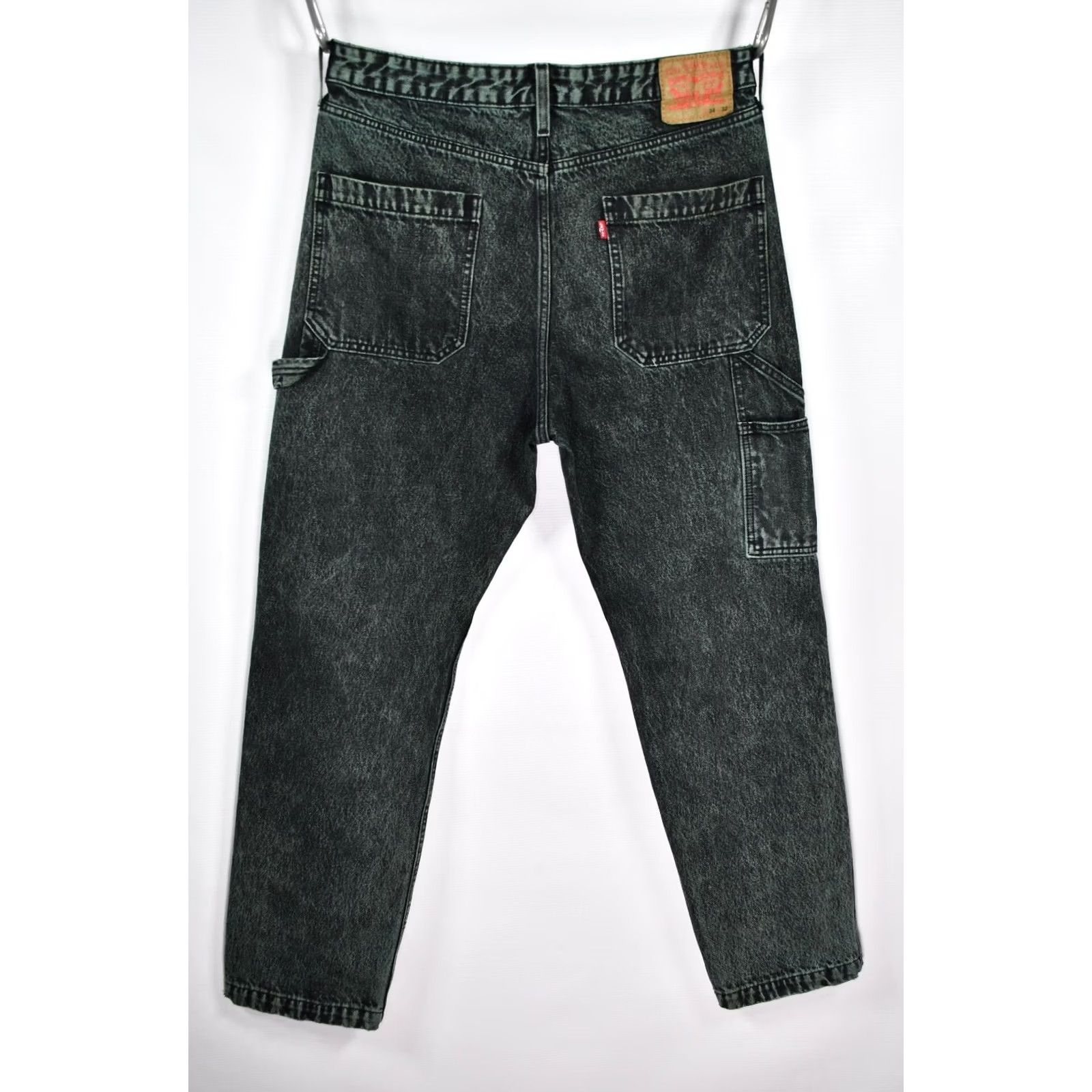 Levi's Levi's Carpenter Jeans Mens Green Denim Zip Front Regular Waist 34 L32 Inseam 31.10 inch Straight Style Vintage? No Size US 34 / EU 50 - 2 Thumbnail