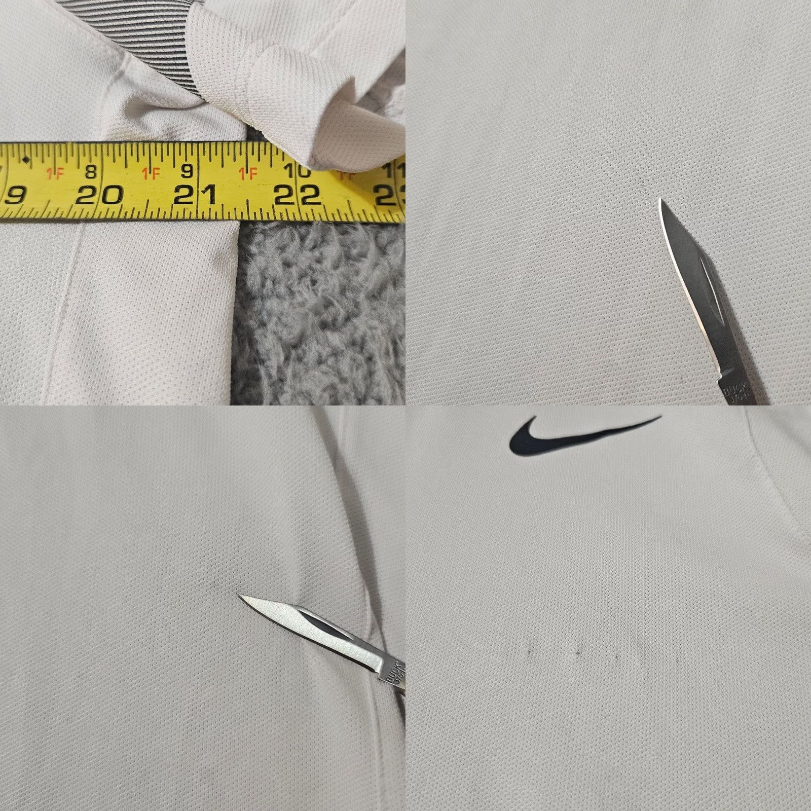 Nike University Central Florida UCF White Knights Large Nike Dri Fit Polo Shirt Size US L / EU 52-54 / 3 - 8 Thumbnail