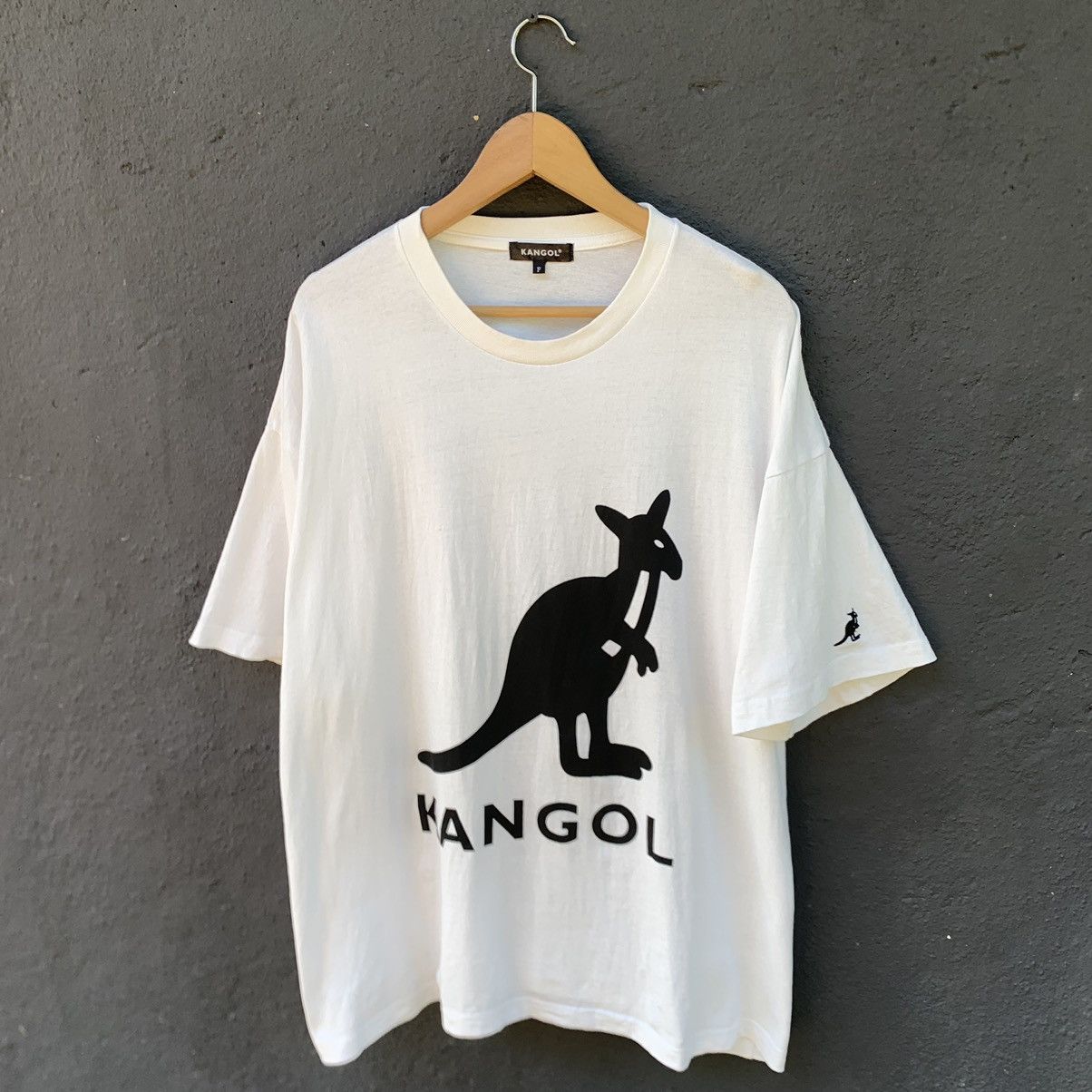 Other Vintage Kangol Big Logo Tee Size US XXL / EU 58 / 5 - 1 Thumbnail