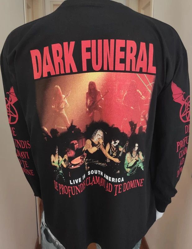 Band Tees Dark Funeral T Shirt Vintage 2003 Tour Black Metal Rare Size US XL / EU 56 / 4 - 7 Thumbnail