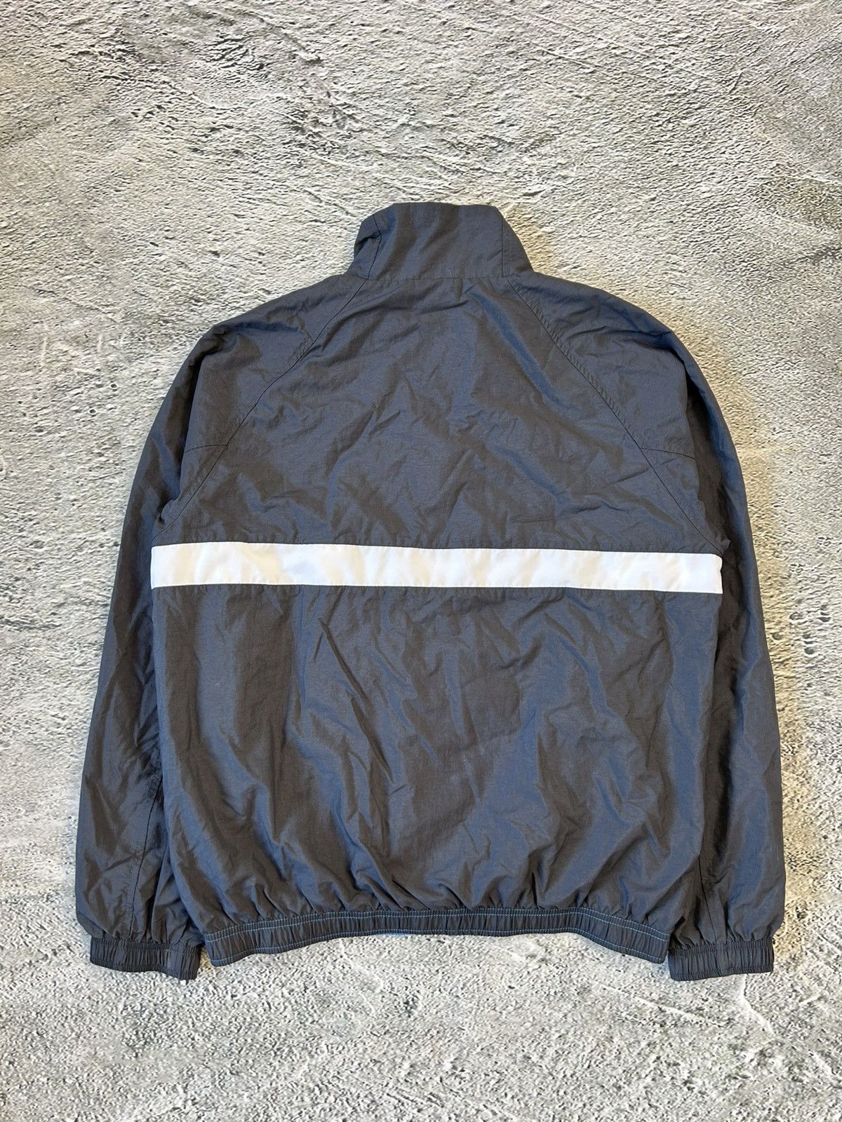 Nike × Vintage Nike track jacket nylon baby blue white vintage drill Y2K TN Size US M / EU 48-50 / 2 - 9 Thumbnail