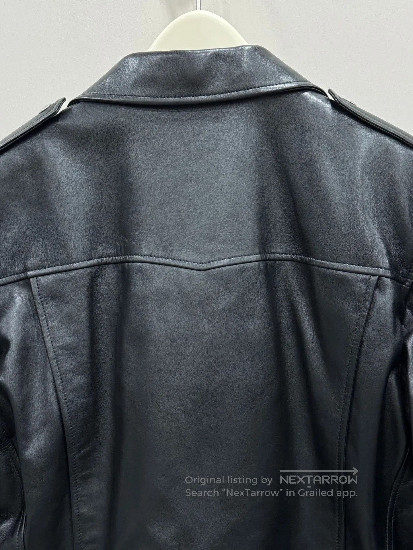 Yves Saint Laurent saint laurent black leather motorcycle jacket. Size US L / EU 52-54 / 3 - 5 Thumbnail