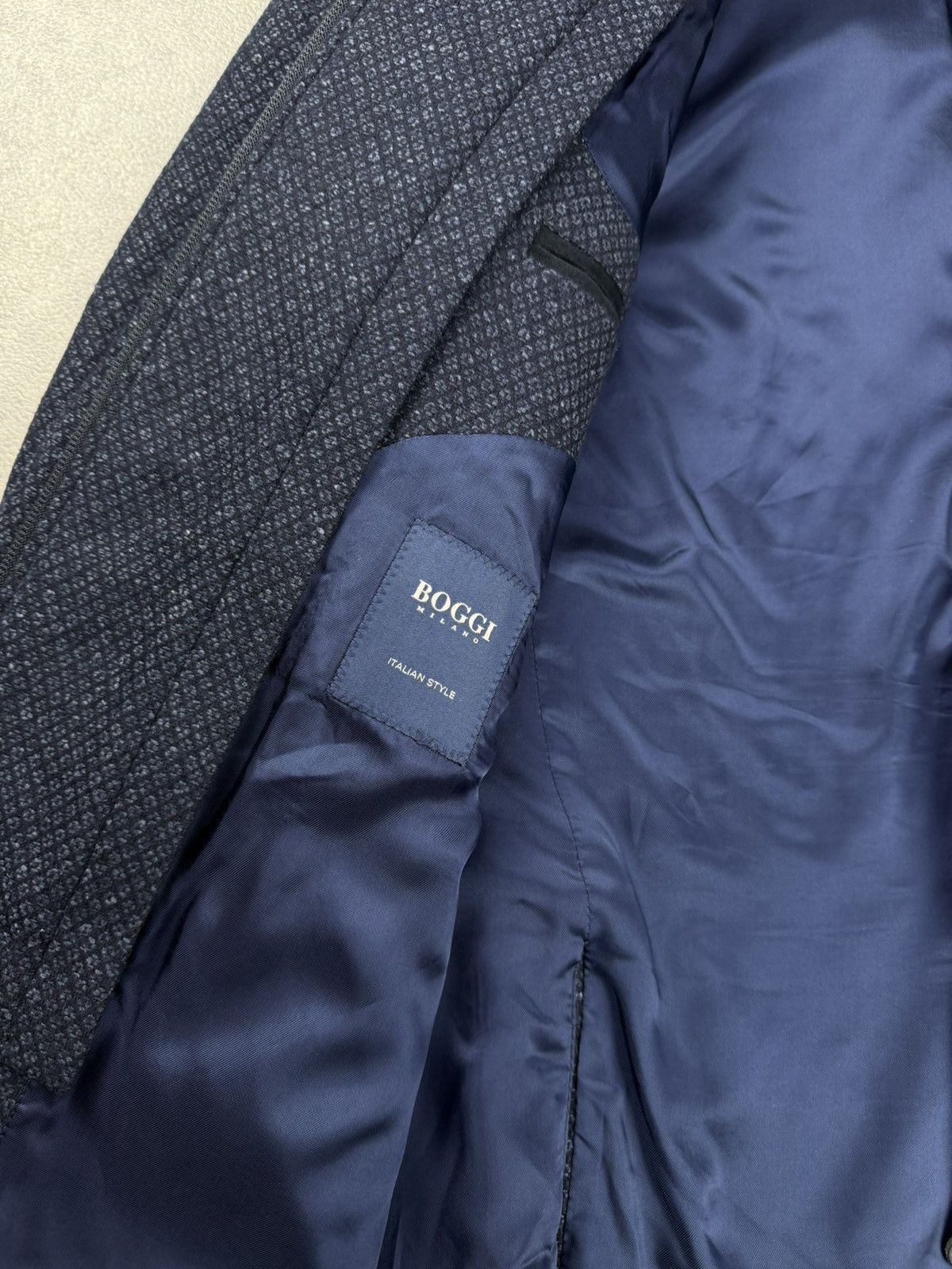 Boggi Boggi Milano Wool/Silk/Cashmere Blazer Jacket Size 48 R Size 38R - 8 Thumbnail