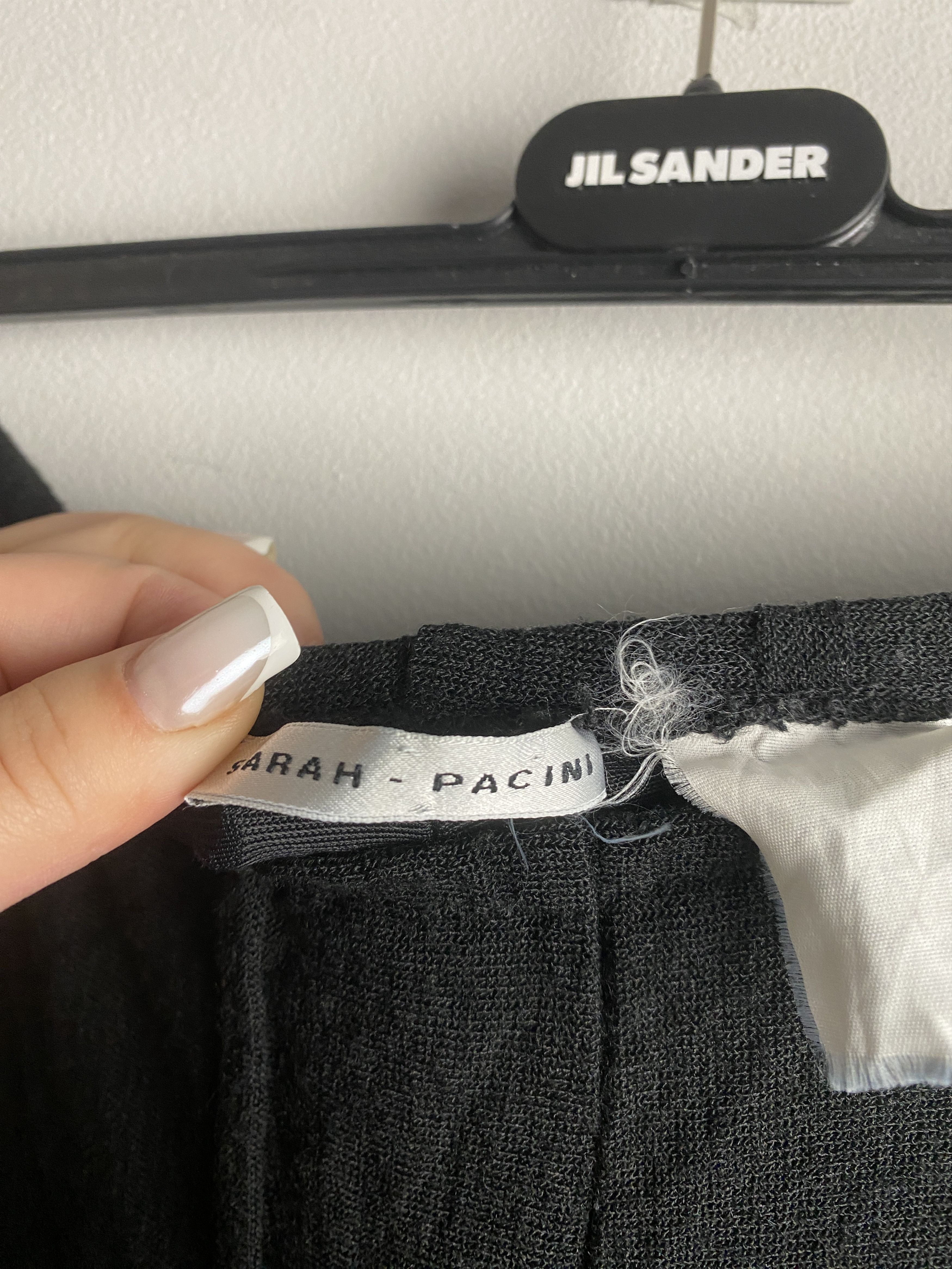Sarah Pacini × Vintage Sarah Pacini vintage loose double fabric casual pants Size 26" / US 2 / IT 38 - 4 Thumbnail