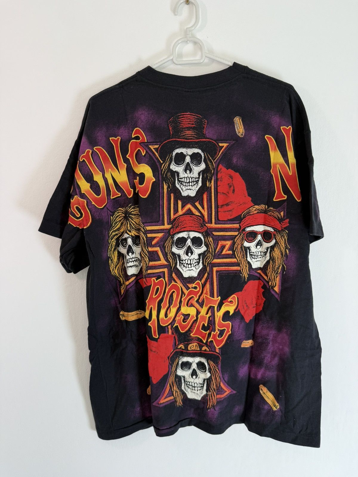 Vintage Guns n Roses Vintage T Shirt merch XL single stitch all over Size US XL / EU 56 / 4 - 2 Thumbnail