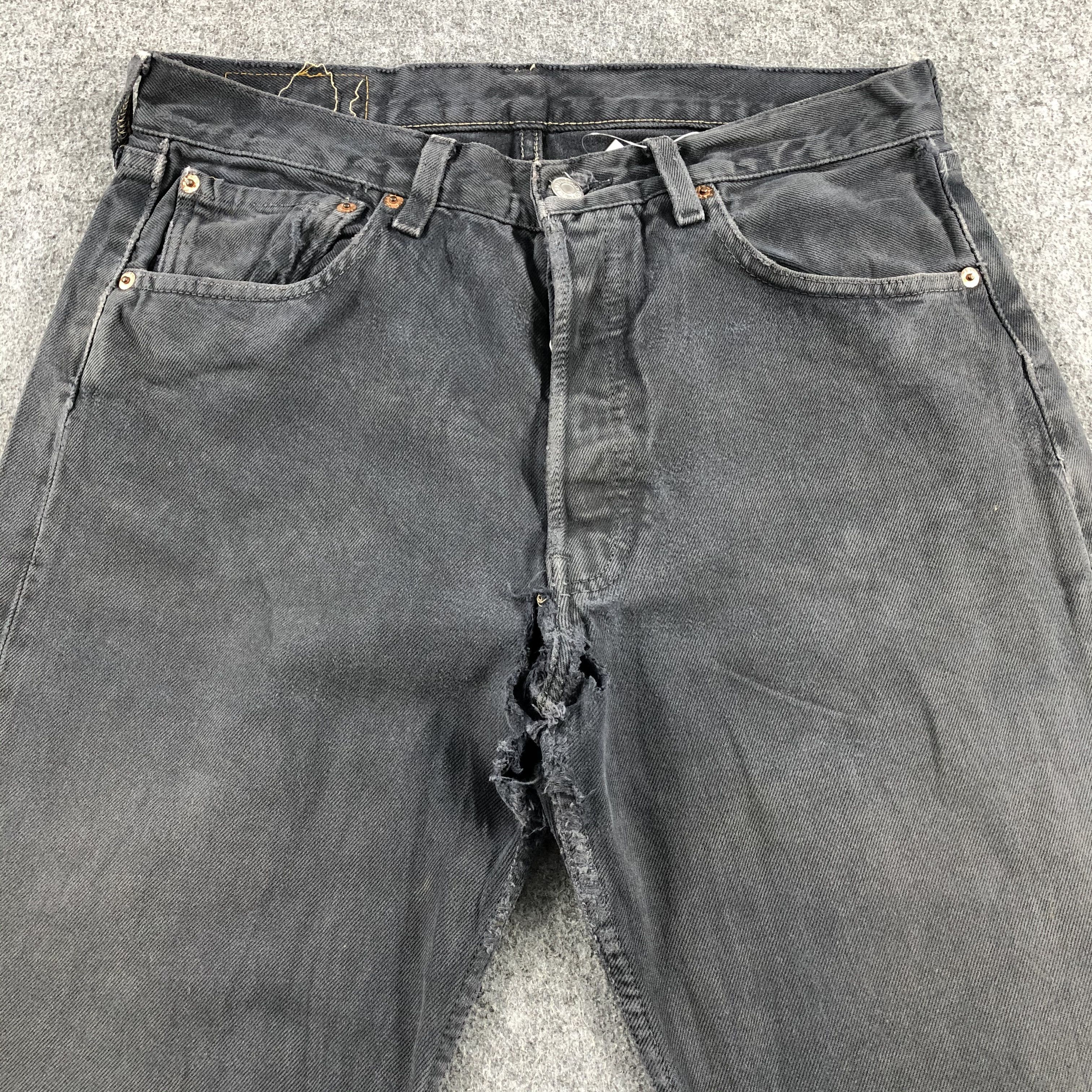 Levi's Vintage 90s Levis 501 Earth Tone Jeans-J1517 Size US 31 - 3 Thumbnail