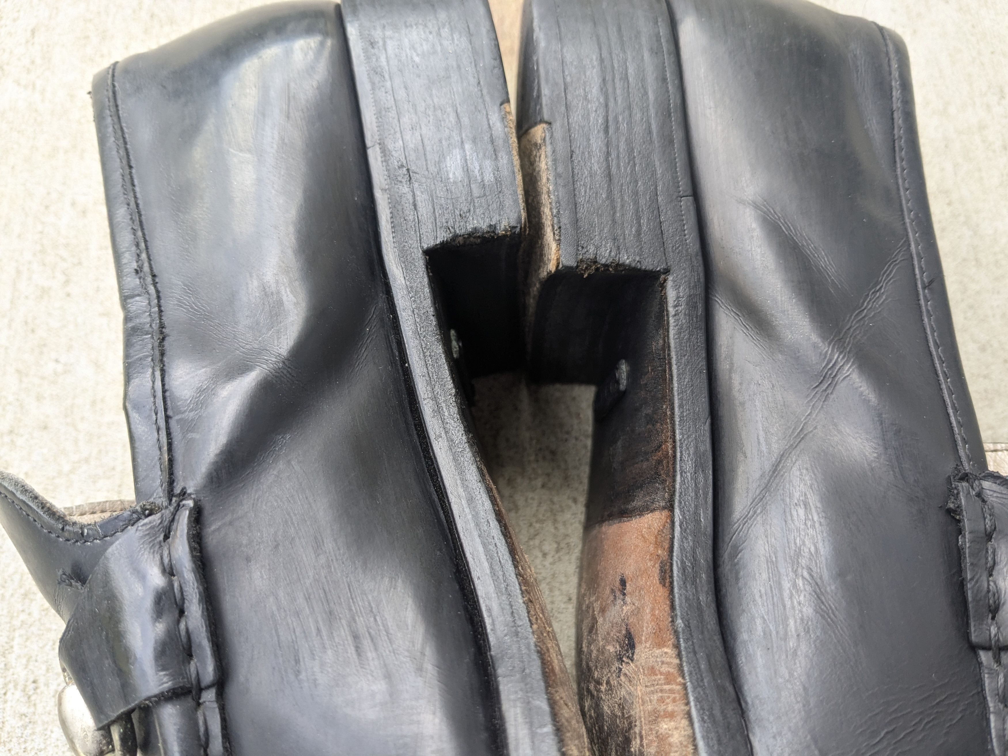 Gucci × Vintage Gucci Horsebit Loafers Black 9 D Leather Italy Slip On Size US 9 / EU 42 - 10 Thumbnail
