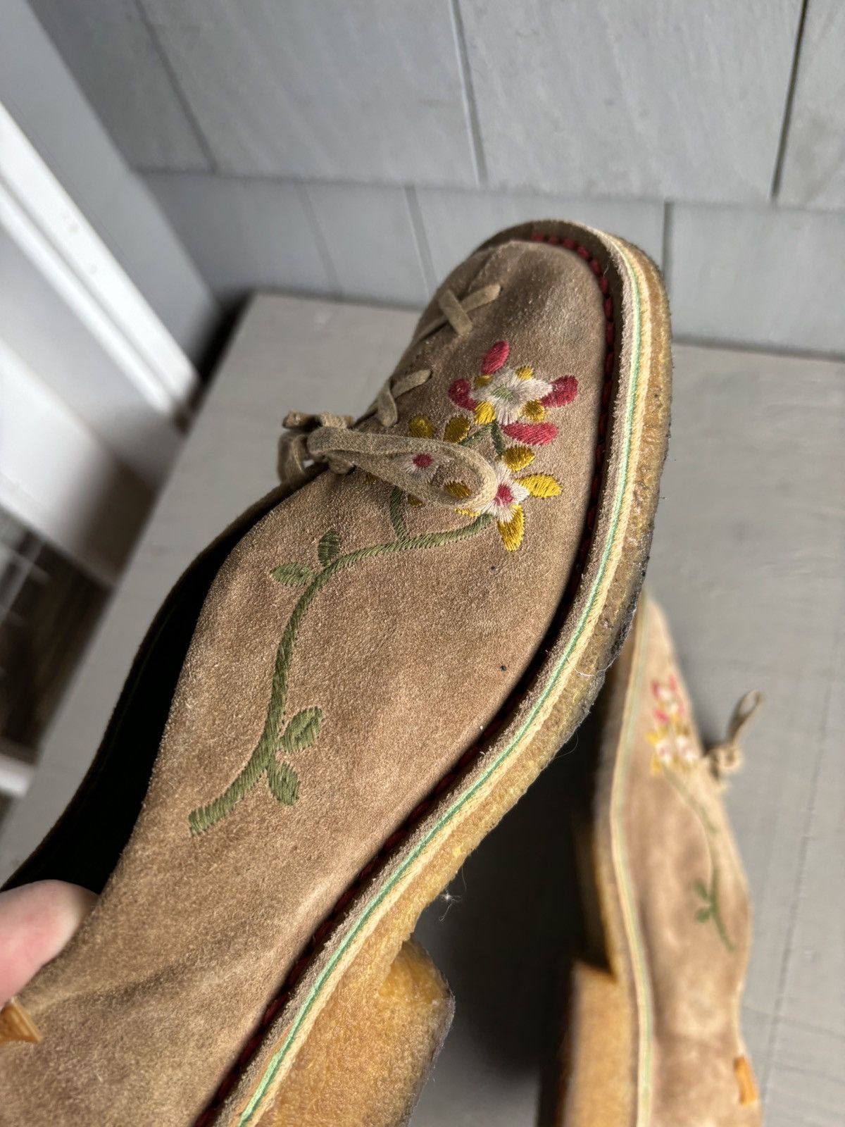 Camper × Designer Camper Mary Janes Suede Embroidered Crepe Sole Loafer Boot 6 Size US 6 / IT 36 - 14 Thumbnail