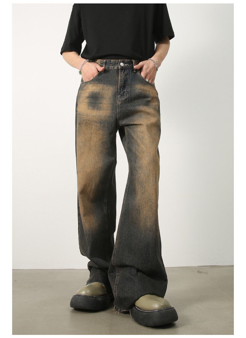 Japanese Brand × Jean Japanese retro washed distressed waist adjustable jeans Size US 34 / EU 50 - 3 Thumbnail