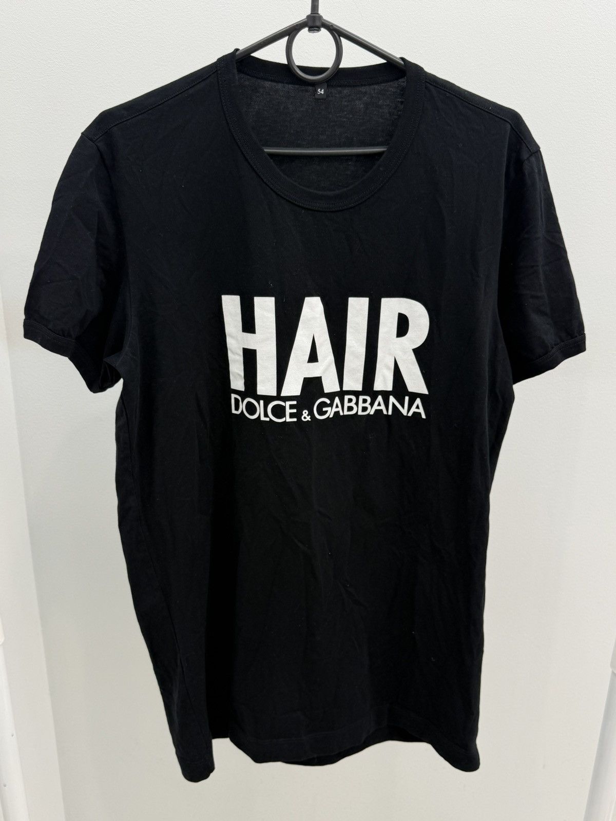 Dolce & Gabbana Dolce & Gabbana Hair T Shirt Size US L / EU 52-54 / 3 - 1 Thumbnail
