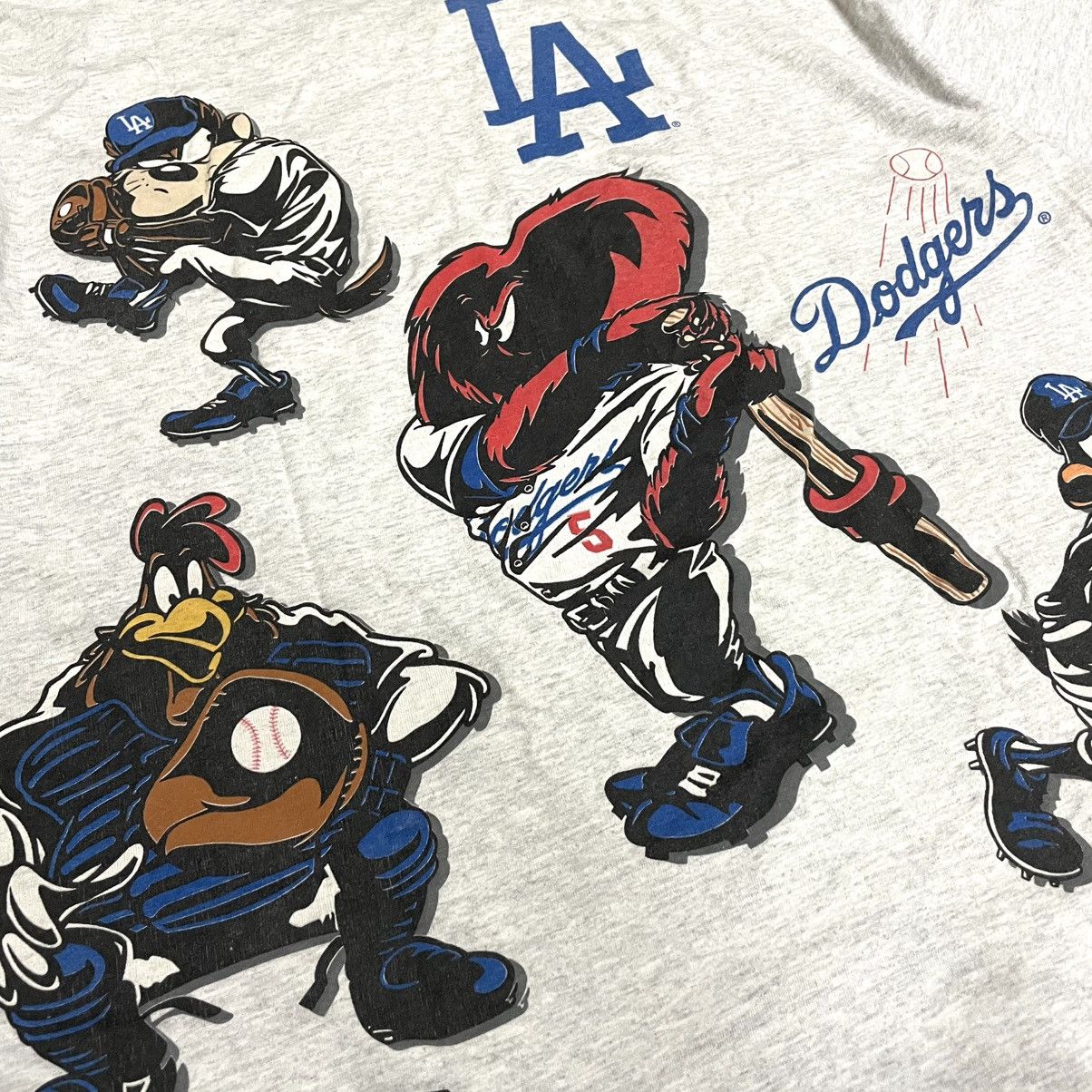 MLB × Vintage × Warner Bros Vintage 1994 LA Dodgers Fullprint Size US XL / EU 56 / 4 - 3 Thumbnail