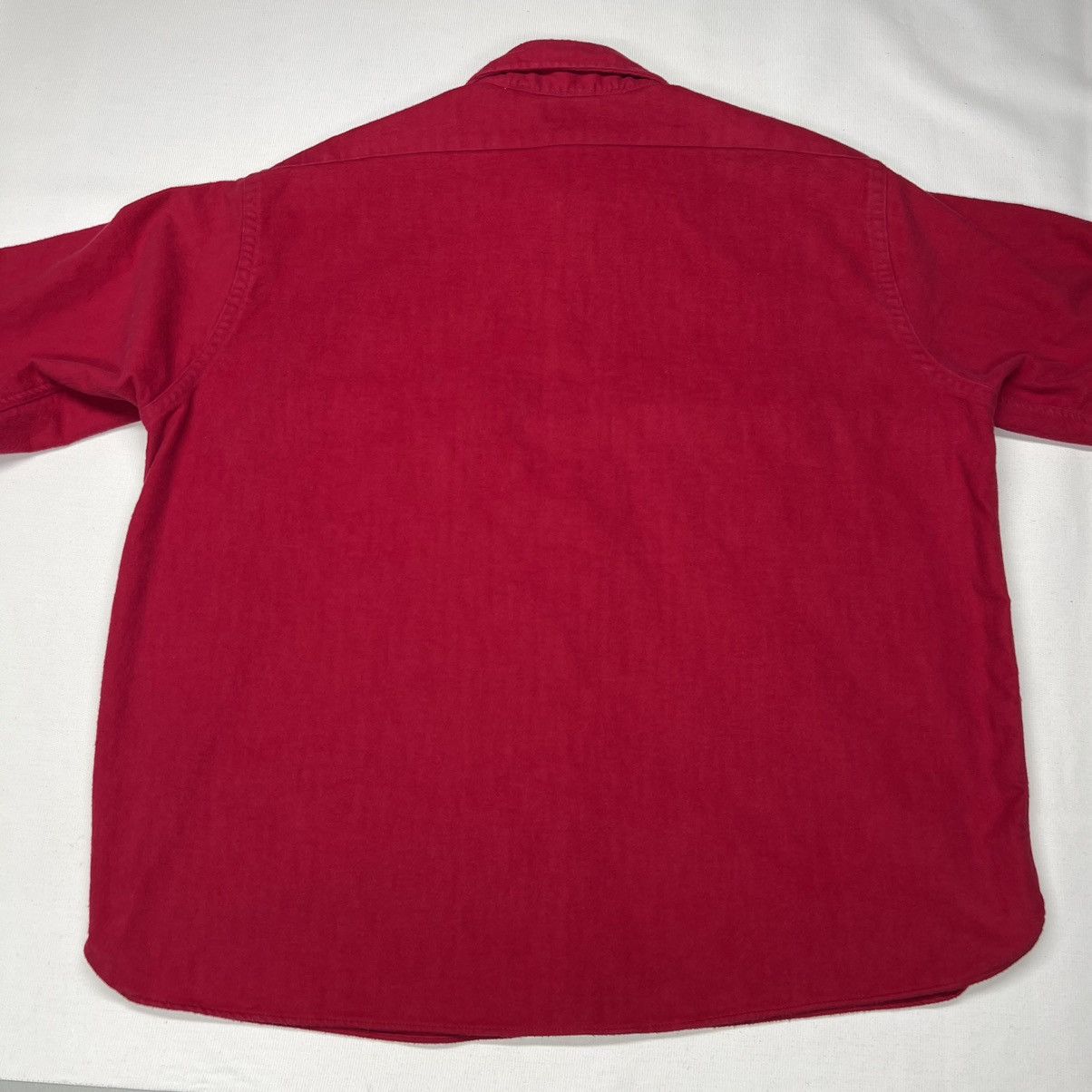 L.L. Bean × Vintage VTG LL Bean Shirt Red Button Up Flannel Heavy Outdoors 90s Size US XXL / EU 58 / 5 - 10 Thumbnail