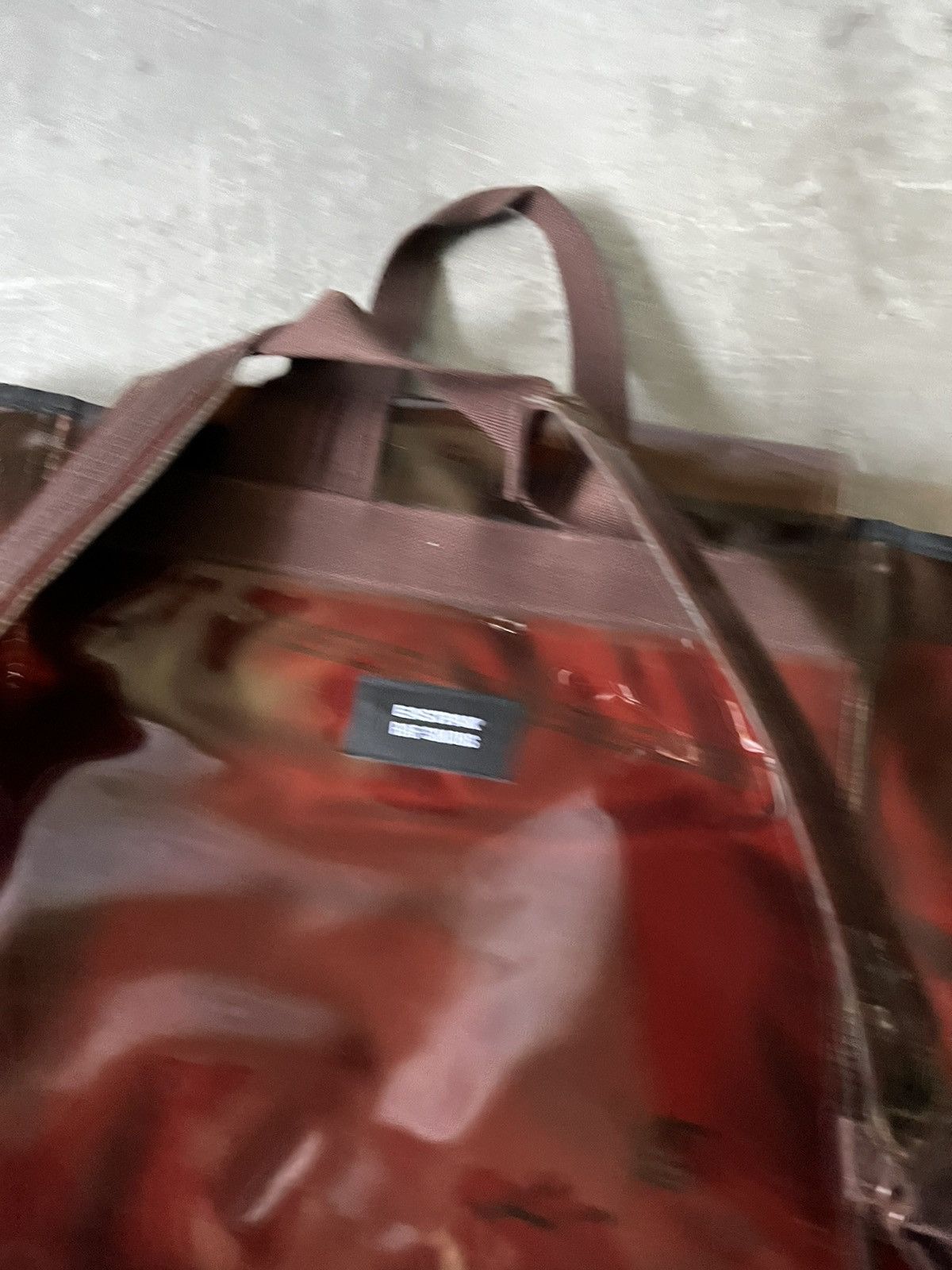 Eastpak × Raf Simons Raf Simons Eastpak Volume Topload Backpack PVC Transparent Size ONE SIZE - 10 Thumbnail