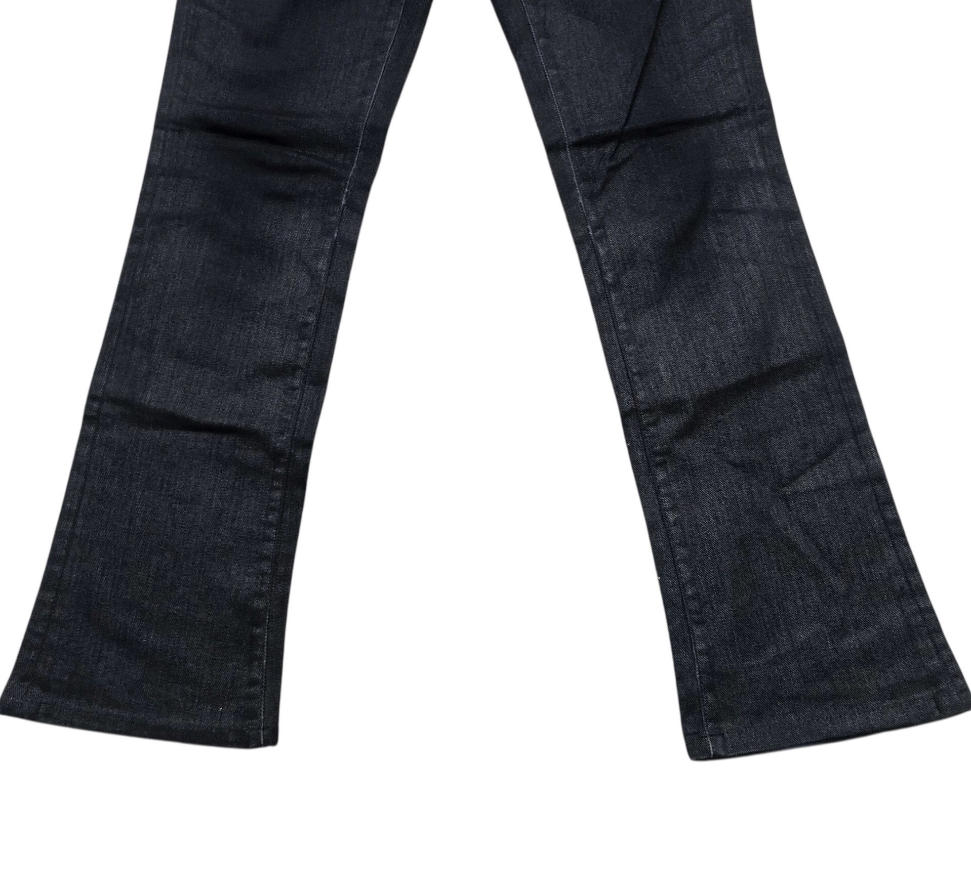 Ralph Lauren 🔥RALPH LAUREN 867 Gunmetal Cut Flare Bootcut Velvet Jeans Size 30" / US 8 / IT 44 - 4 Thumbnail