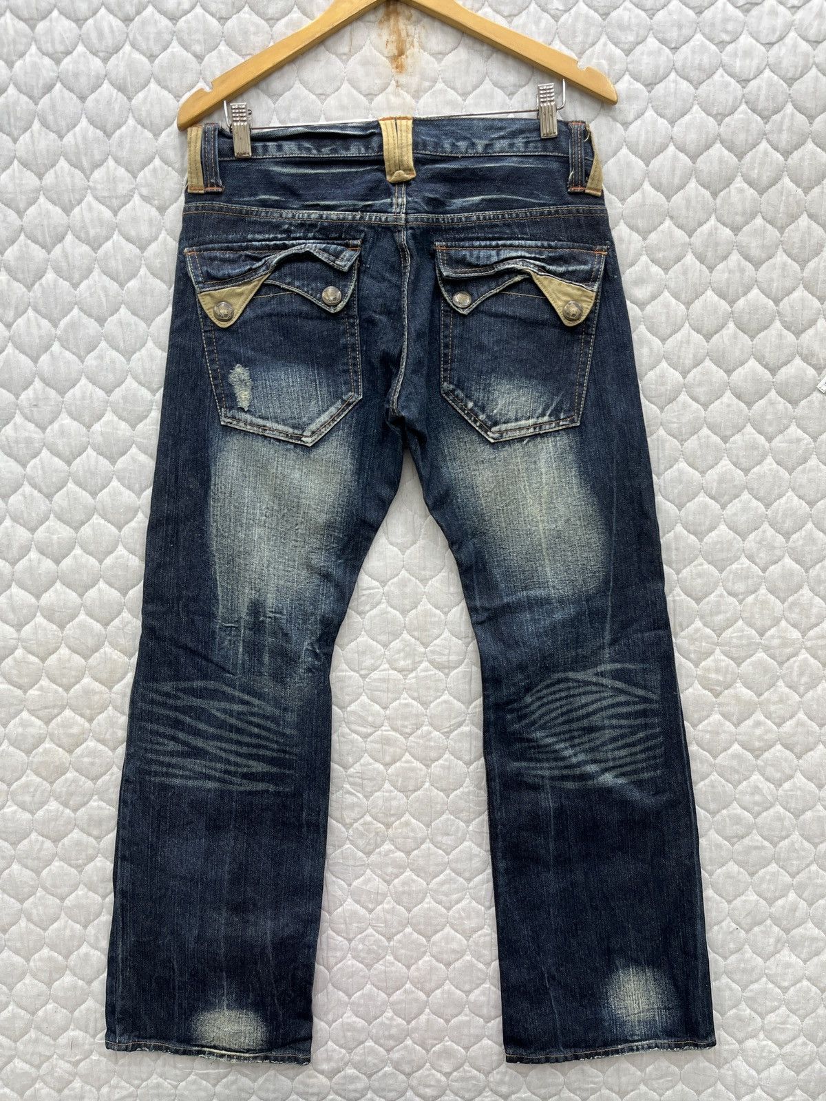 Japanese Brand 🔥🔥🔥ARCHIVE ROOT THREE HYPE DENIM Size 32" / US 10 / IT 46 - 1 Thumbnail