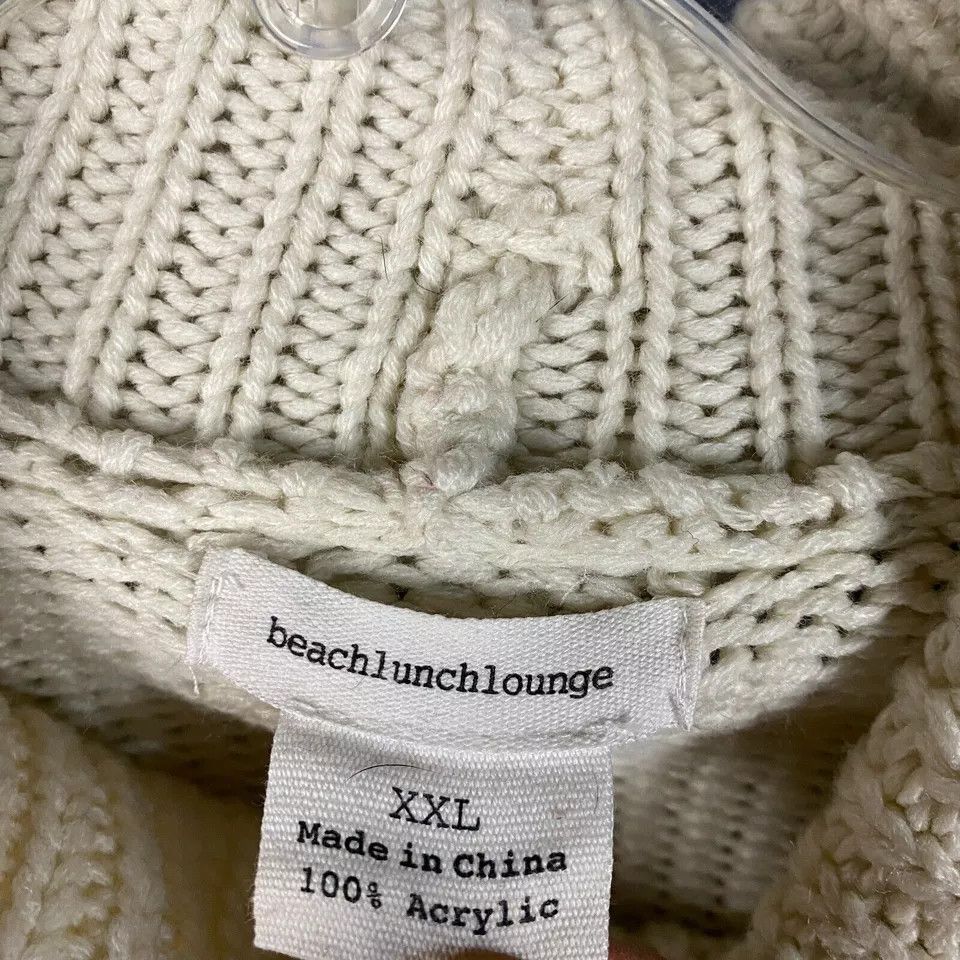 Other Beach Lunch Lounge Sweater Women's XXL Knit 2XL Cowl Neck Size XXL / US 16-18 / IT 52-54 - 3 Thumbnail