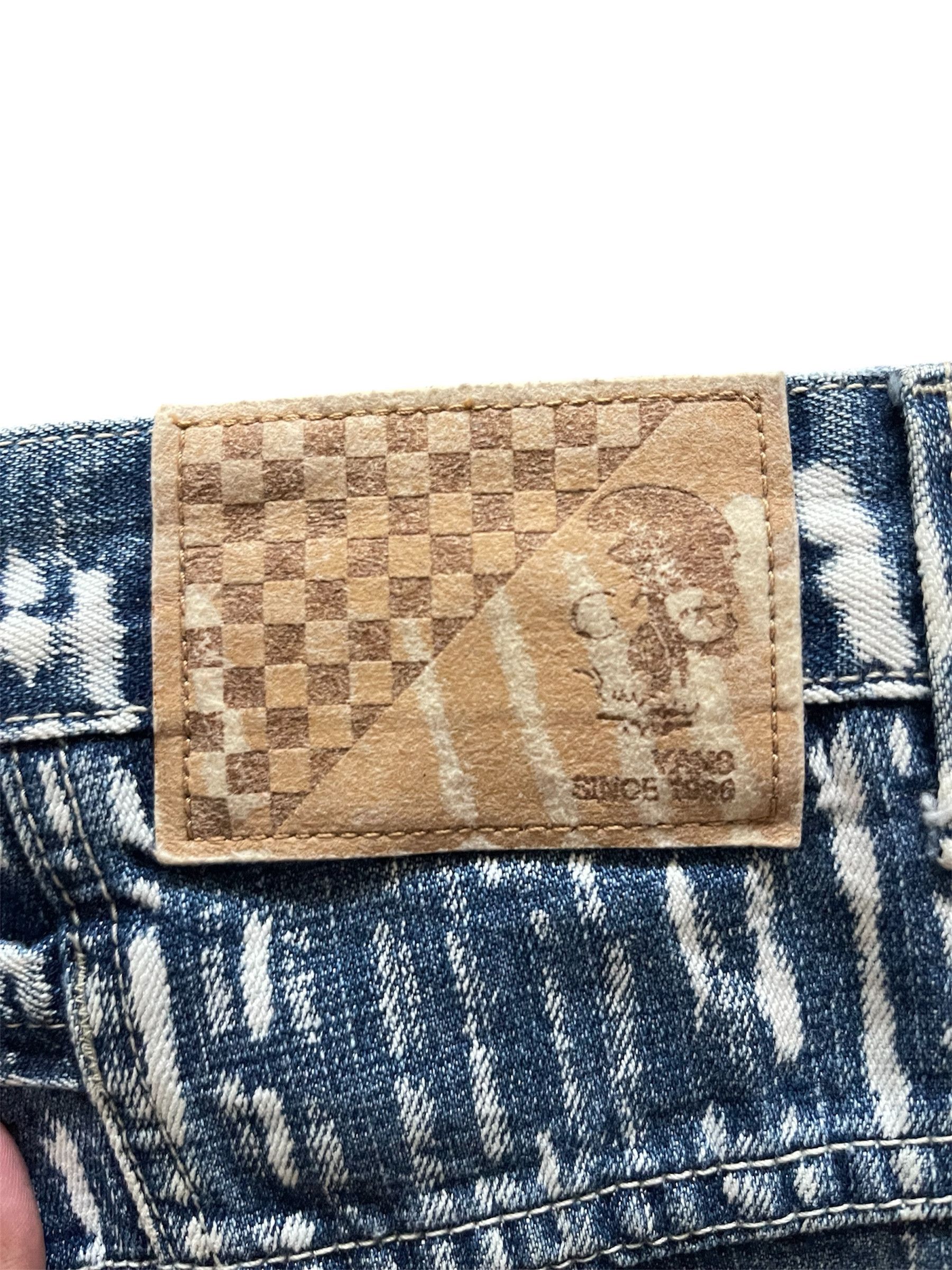 JNCO × Jordan Brand × Vans Vtg 90s Vans Jord Wide Leg Baggy Double Pocket Knee Lines Size US 34 / EU 50 - 21 Thumbnail