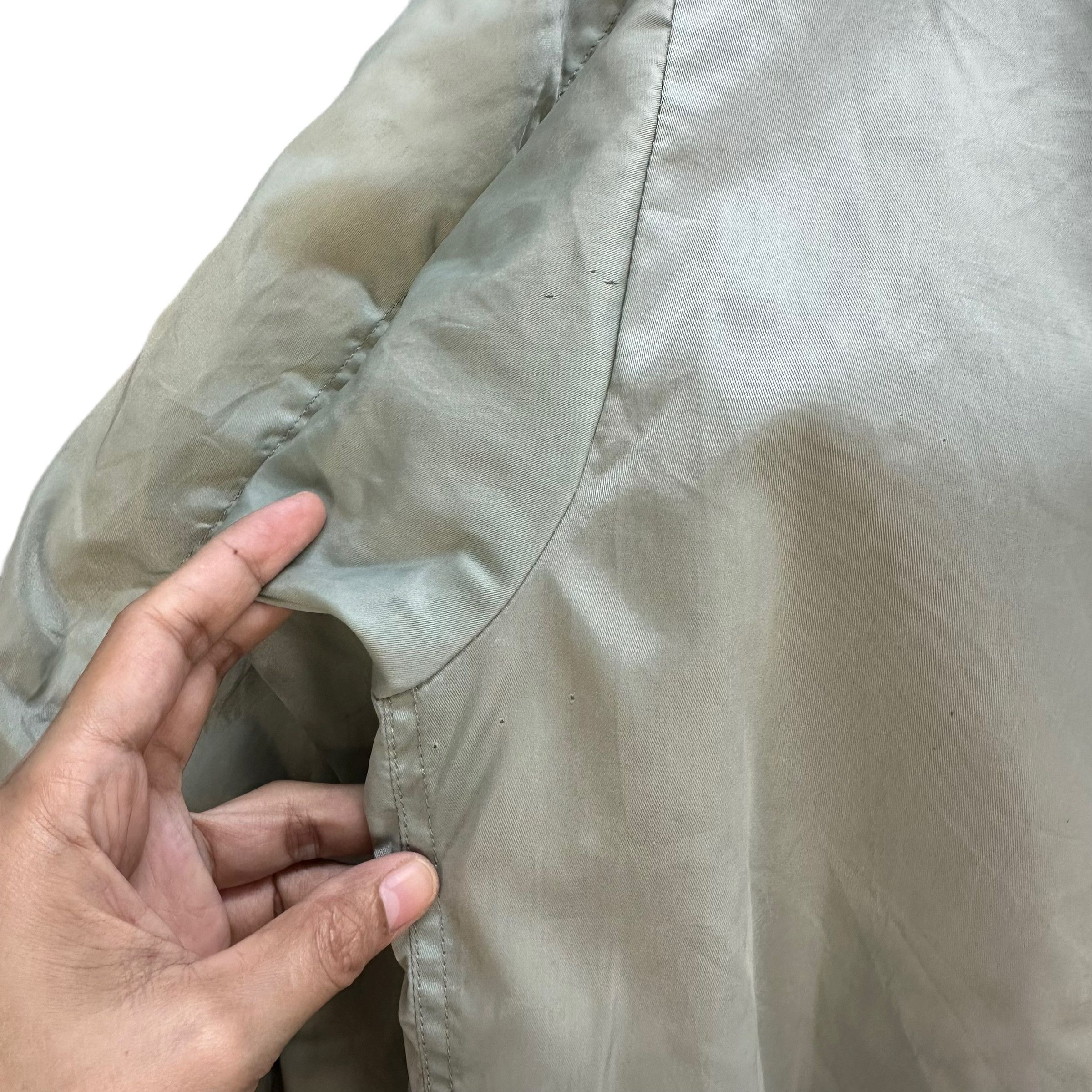 Vintage TRASHED🔥 MIF INDUSTRIES SILVER BOMBER JACKET #9037-50 Size US M / EU 48-50 / 2 - 11 Thumbnail